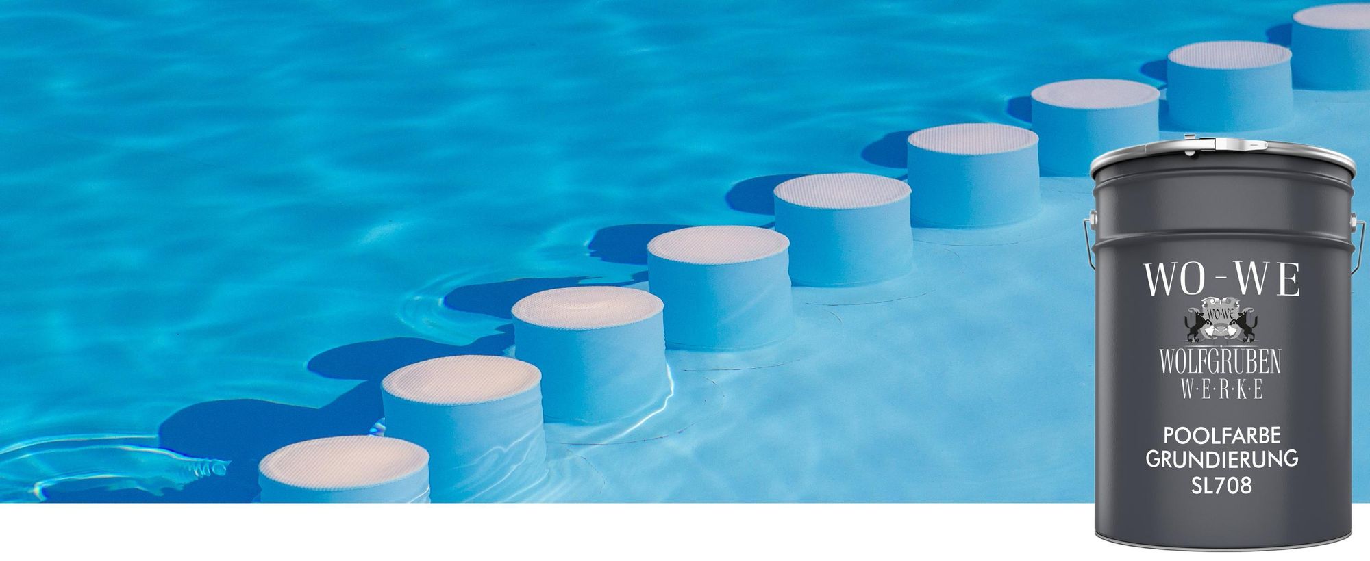 Schwimmbadfarbe Grundierung Spezial Haftgrund für Poolfarbe SL708 — 5kg
