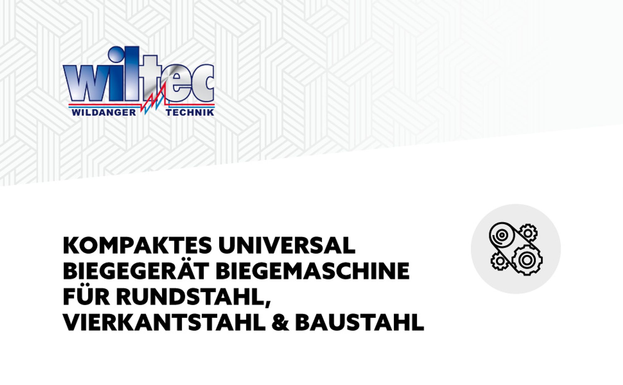 Wiltec Kompaktes Biegegerät 255 x 1250 x 235 mm, Biegemaschine für Flachstahl, Baustahl, Rundstahl & Vierkantstahl mit 7 Matrizen 25,4-76,2 mm