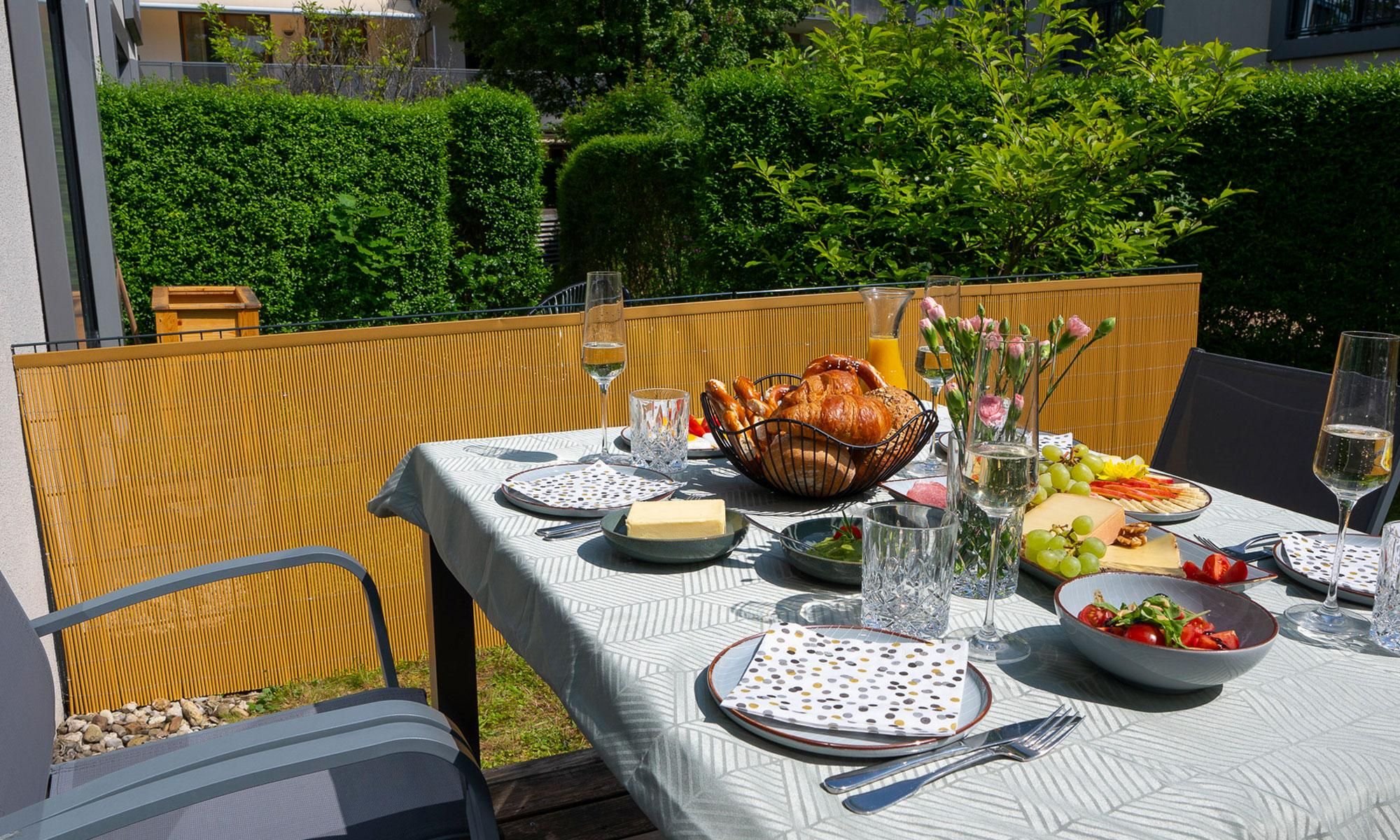 Sichtschutzmatte Balkon LOP 100x300cm anthrazit Blickdicht Zaun Terrasse paramondo