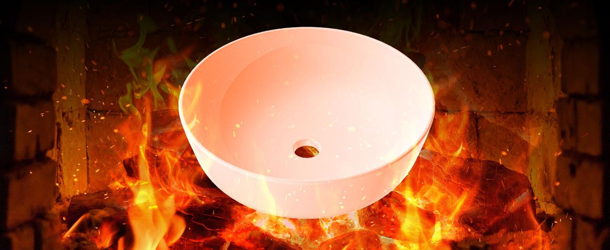 1280℃ gebrannt Handwaschbecken