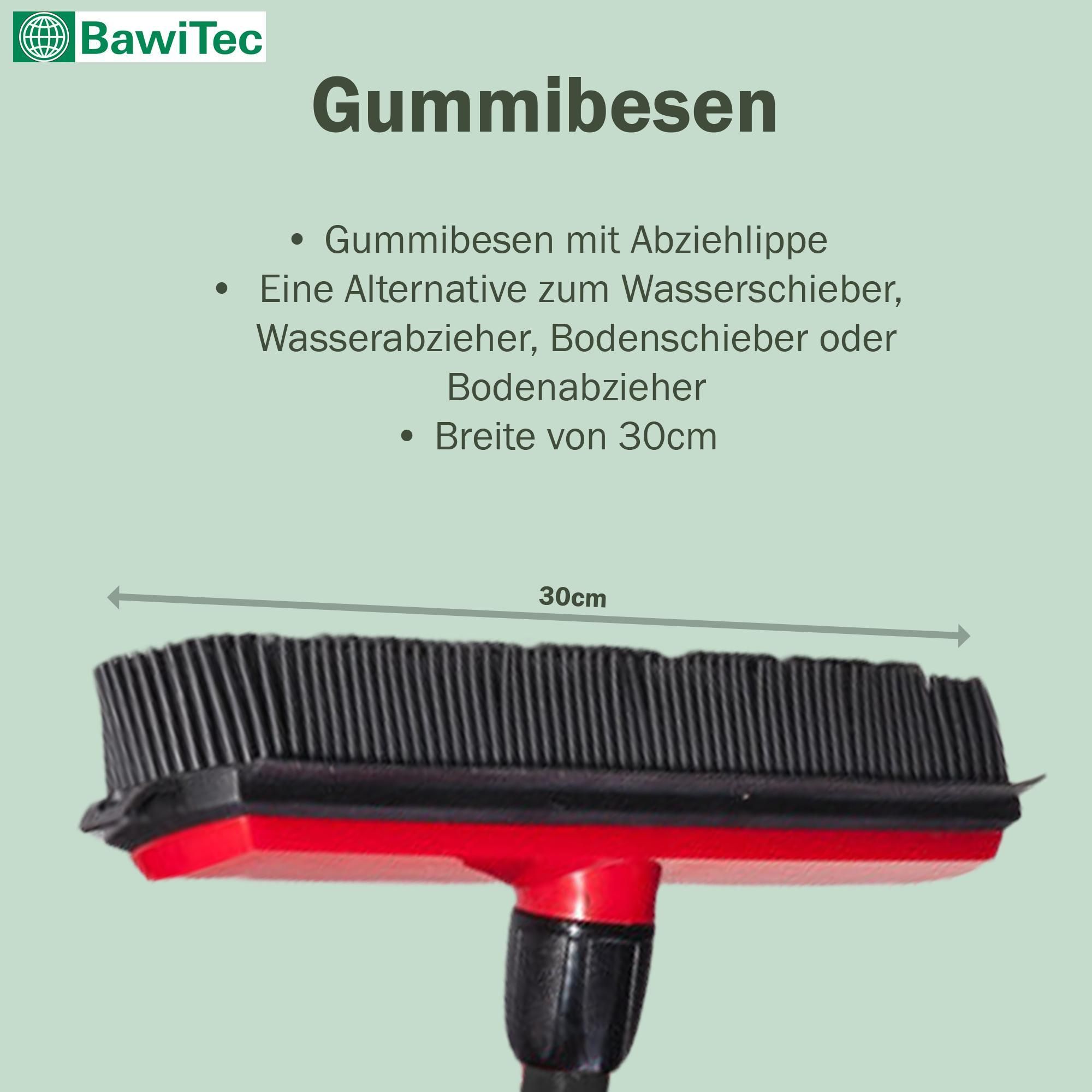 Spezieller Noppenbesen Gummibesen 30cm Breit mit Teleskopstiel Friseurbesen Tierhaarbesen Kunststoff Besen mit Stiel