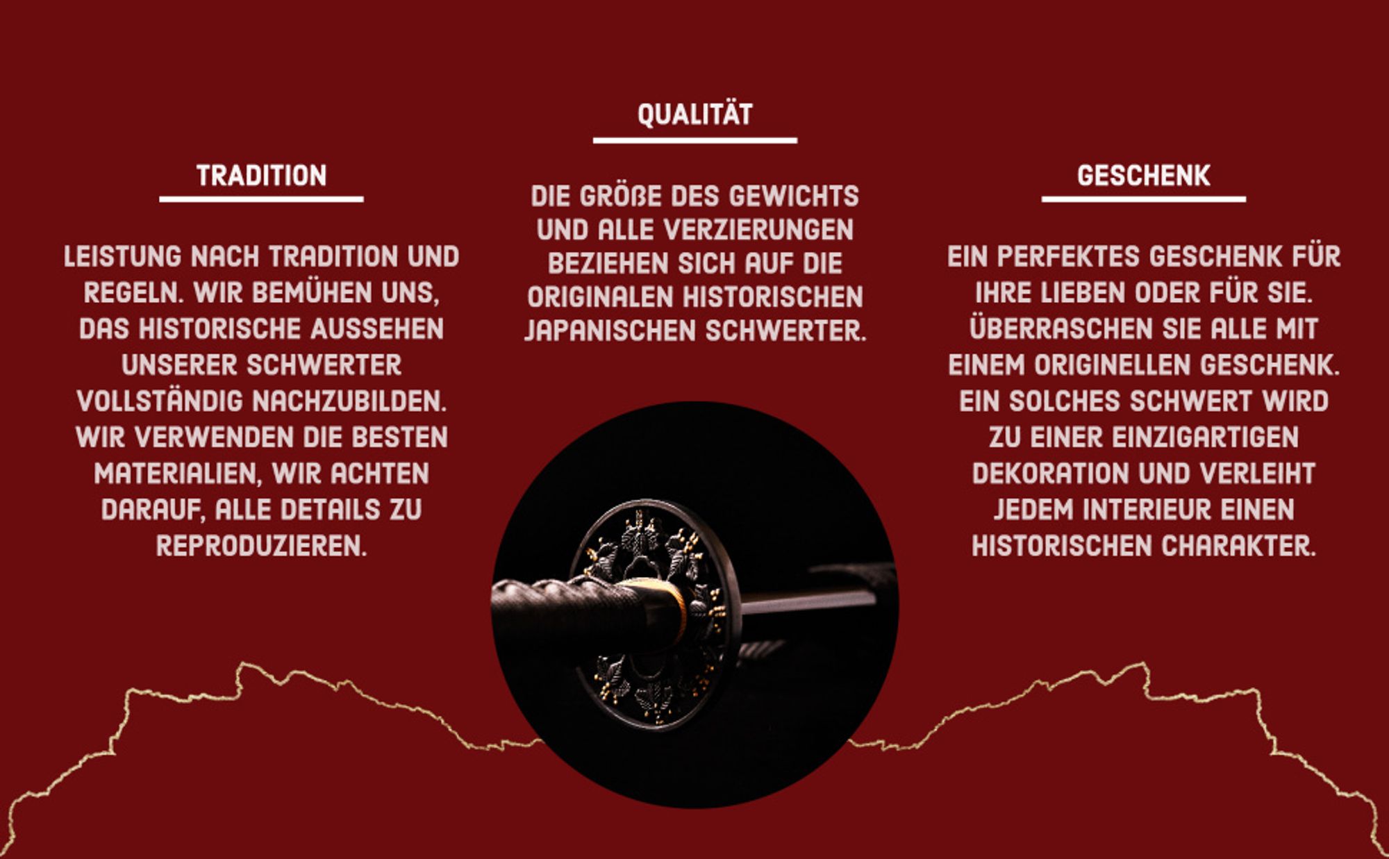 Katana Schwert Samurai Schwert Schwarz - Katana Schwert Stahl mit Einer Scheide und Stand zur DEKORATION als Geschenk THE LAST SAMURAI LETZE SW-319