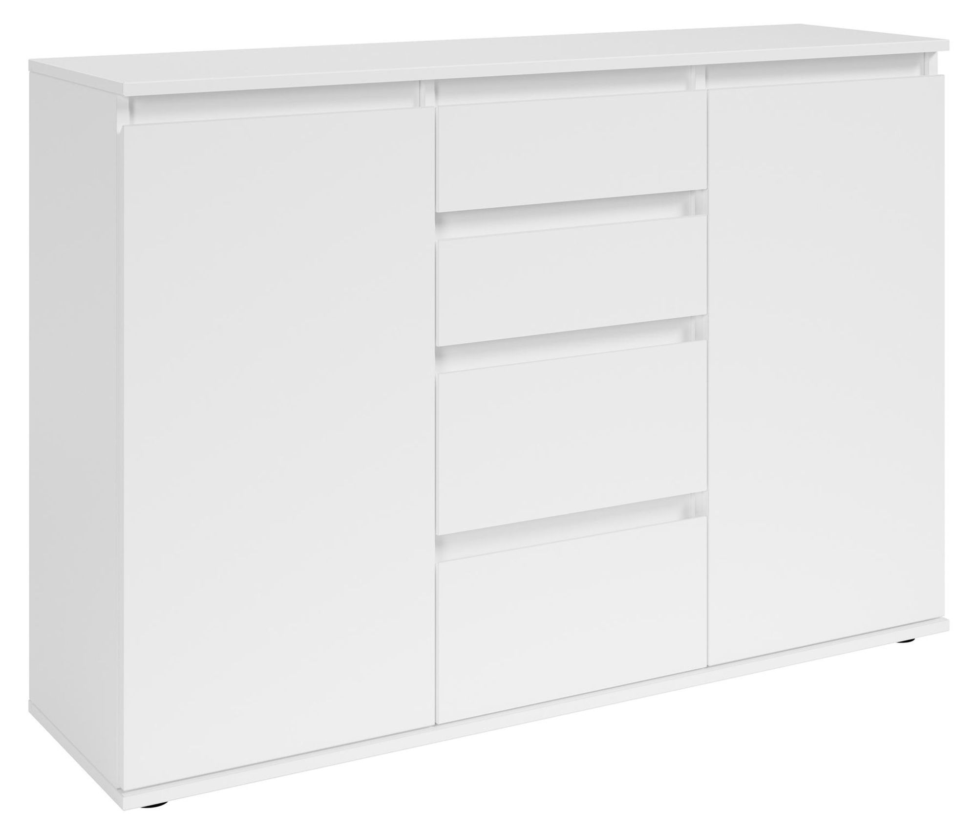 Kommode „Brest“ – Sideboard/Kombikommode mit großzügigem Stauraum und pflegeleichter Melaminoberfläc