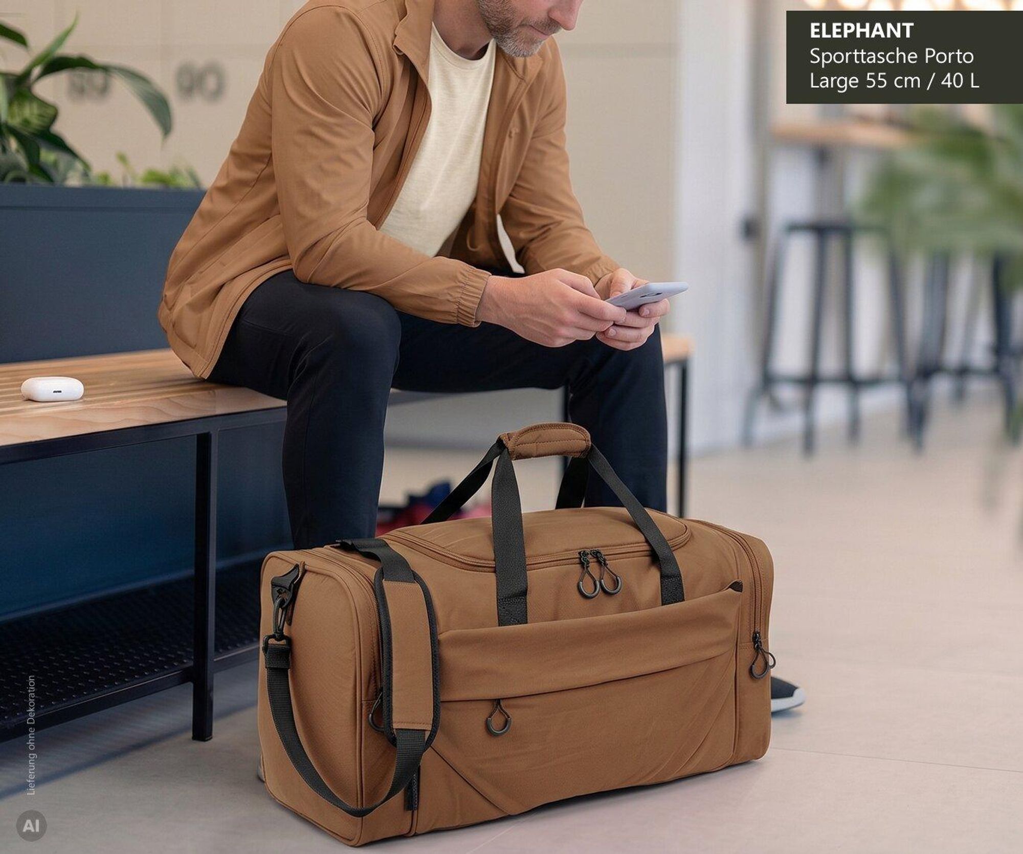 Vergleichsfoto Mann und Tasche