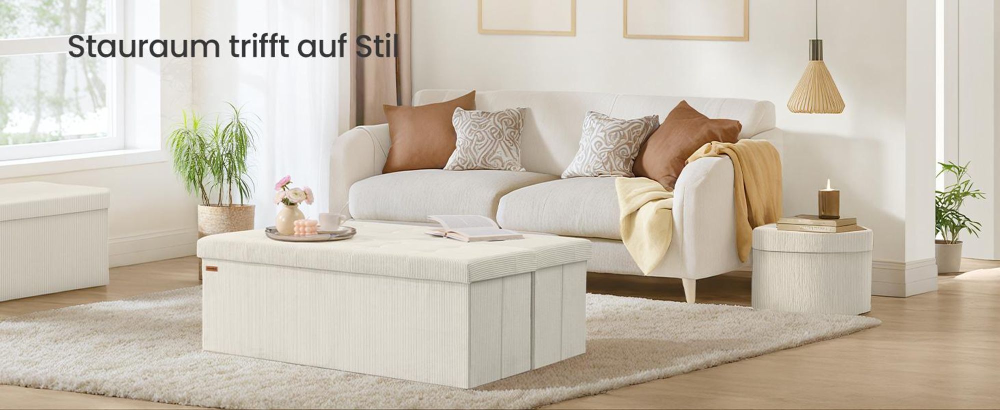 SONGMICS Sitzhocker mit Stauraum, klappbare Sitzbank, 38 x 110 x 38 cm Fußbank, Bettbank, Aufbewahrungsbox, bis 300 kg belastbar