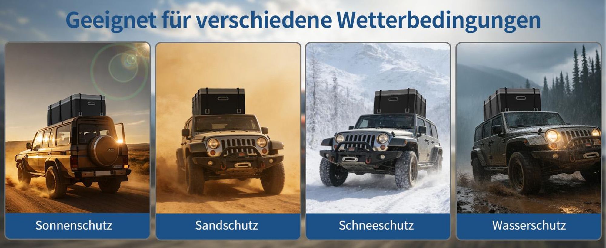 Puluomis Dachbox 410L faltbar wasserdicht mit Türhaken, Schloss, 8 robuste Gurte, rutschfeste Matte, 500D PVC für alle Fahrzeuge mit/ohne Dachträger