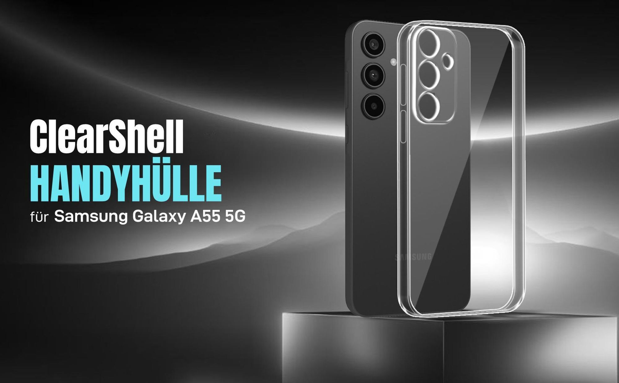 Transparente TPU Handyhülle mit optimiertem Schutz für Samsung Galaxy A55 5G