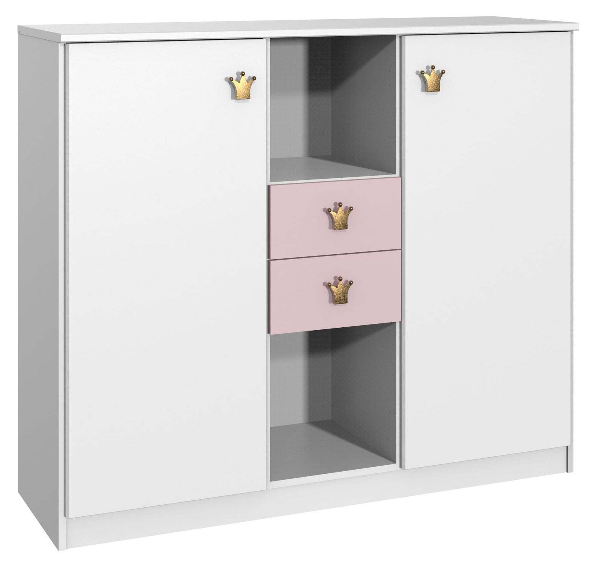 CINDY2 Kombikommode – Highboard mit Soft-Close und viel Stauraum