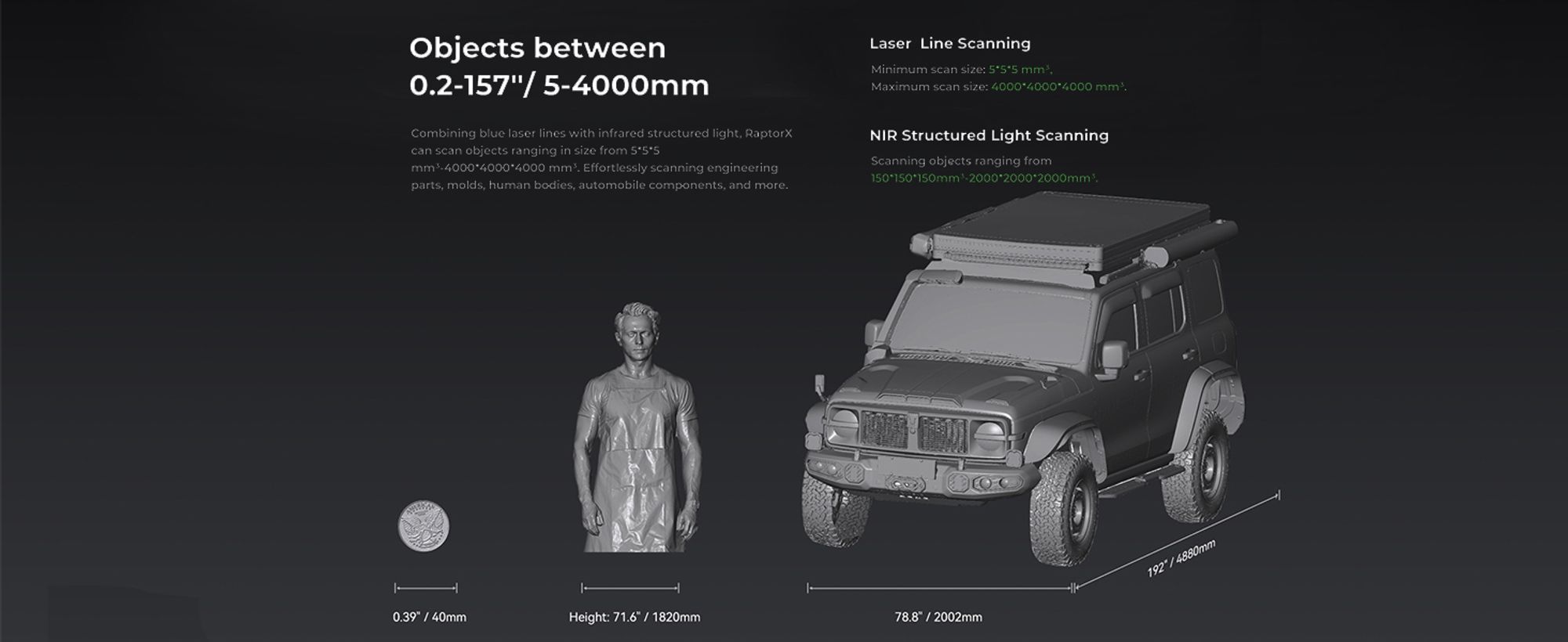 Creality RaptorX 3D Scanner-(4008050054)