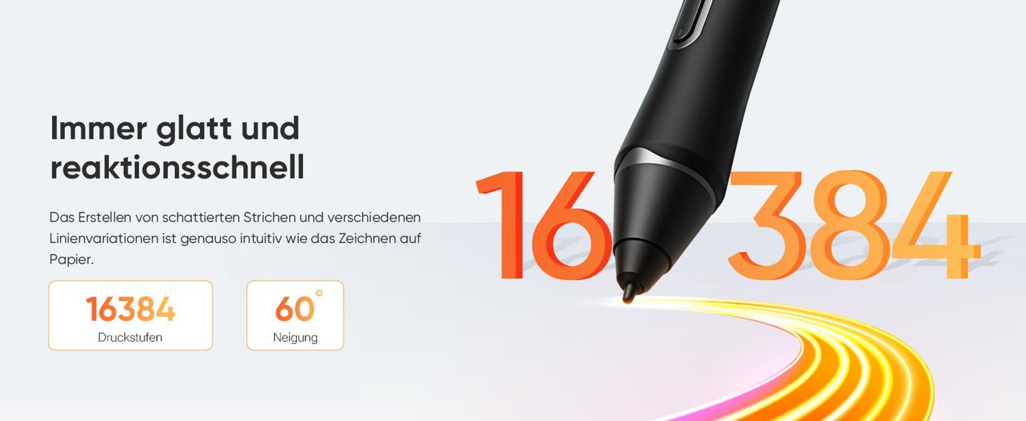 XPPen Artist Pro 22 (Gen 2), Kabelgebunden, 5080 lpi, 475,392 x 267,408 mm, USB/Bluetooth, 1 cm, Stift