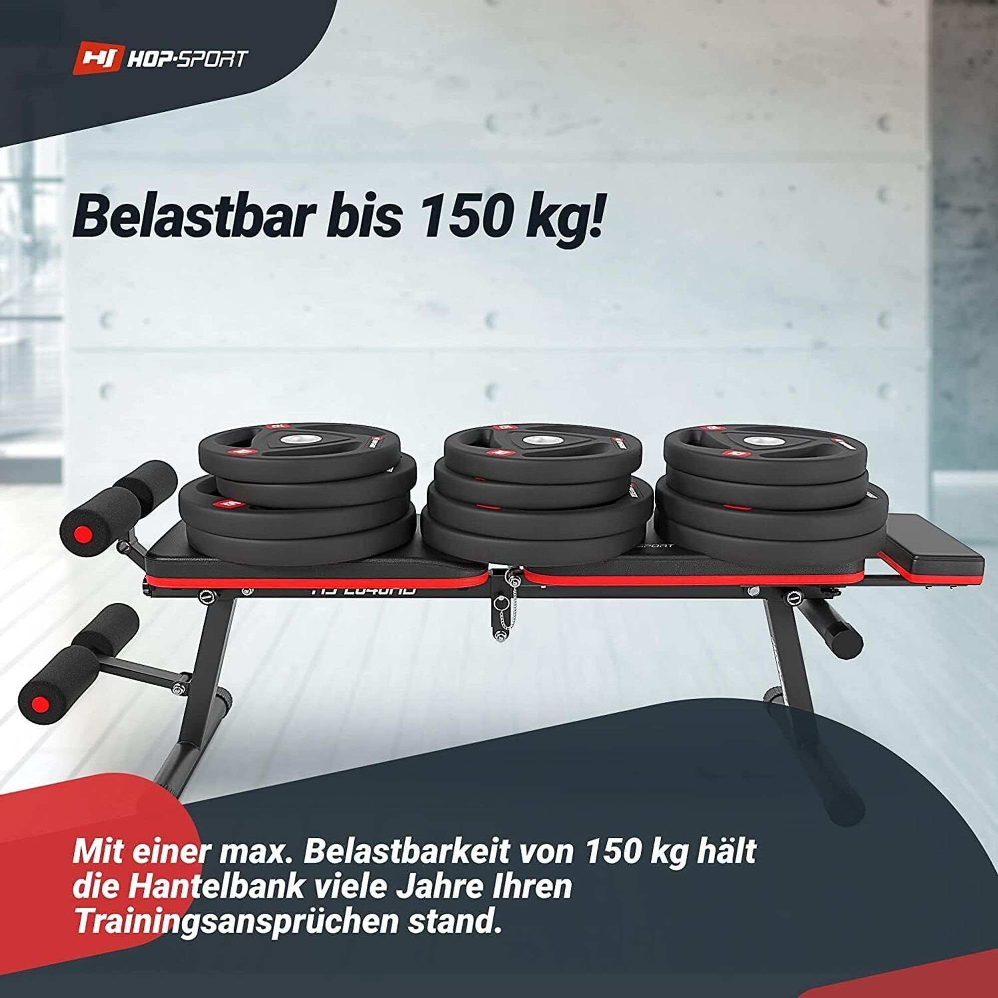 Belastbar bis 150kg