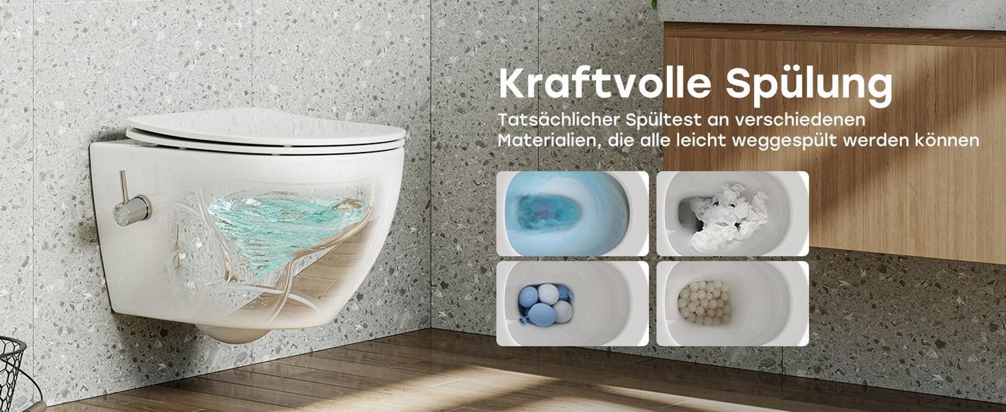 Taharet dusch WC Toilette mit kraftvolle Spülung
