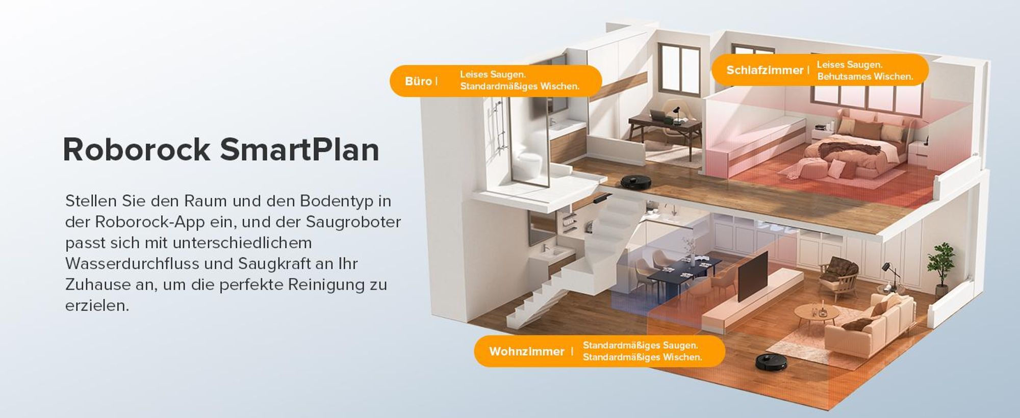 Roborock QV 35A Staubsauger Roboter mit Wischfunktion&Hebarem Wischmopp 8.000pa (Upgrade von Qrevo/Qrevo Plus),Anti-Verfilzungsbürste, All-in-One Dock