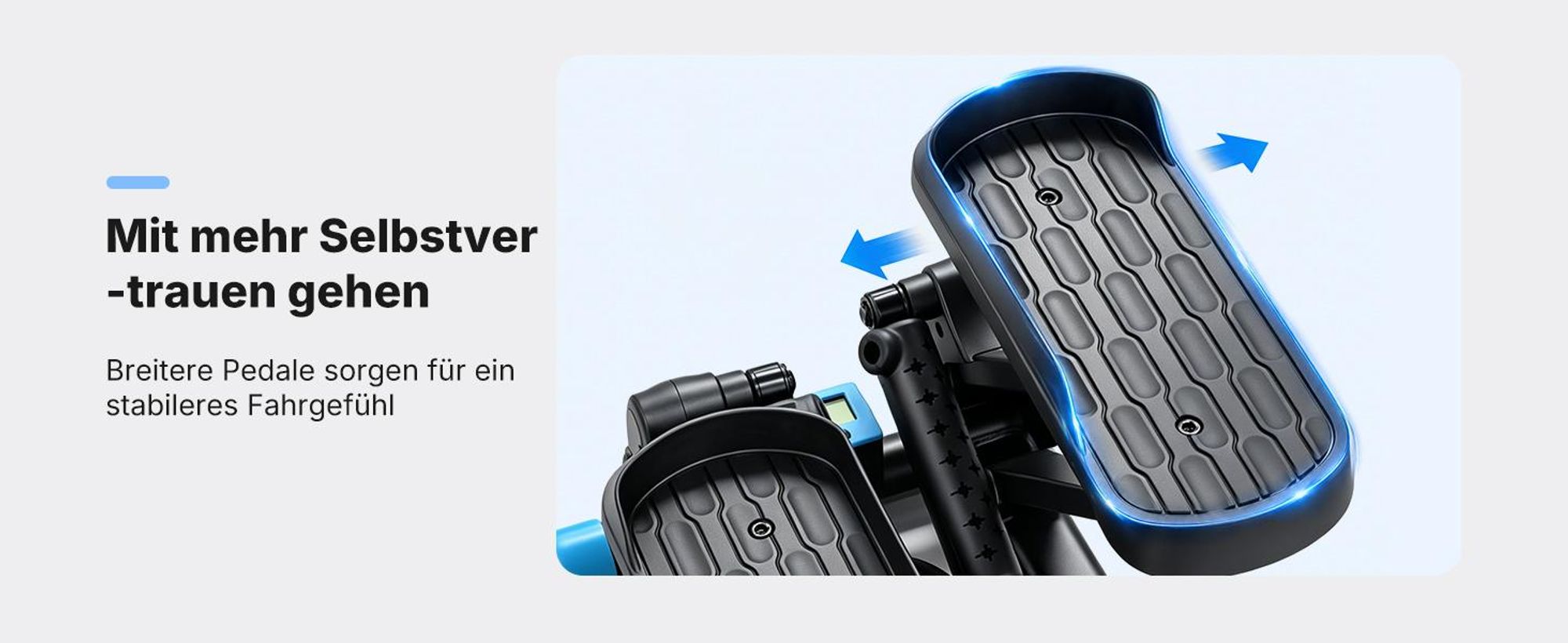 MERACH 3-in-1 Mini Stepper mit LCD-Display und Widerstandsbändern – großer 155-mm-Schritt, leise Stoßdämpfung, Ganzkörpertrainer bis 150 kg, schwarz