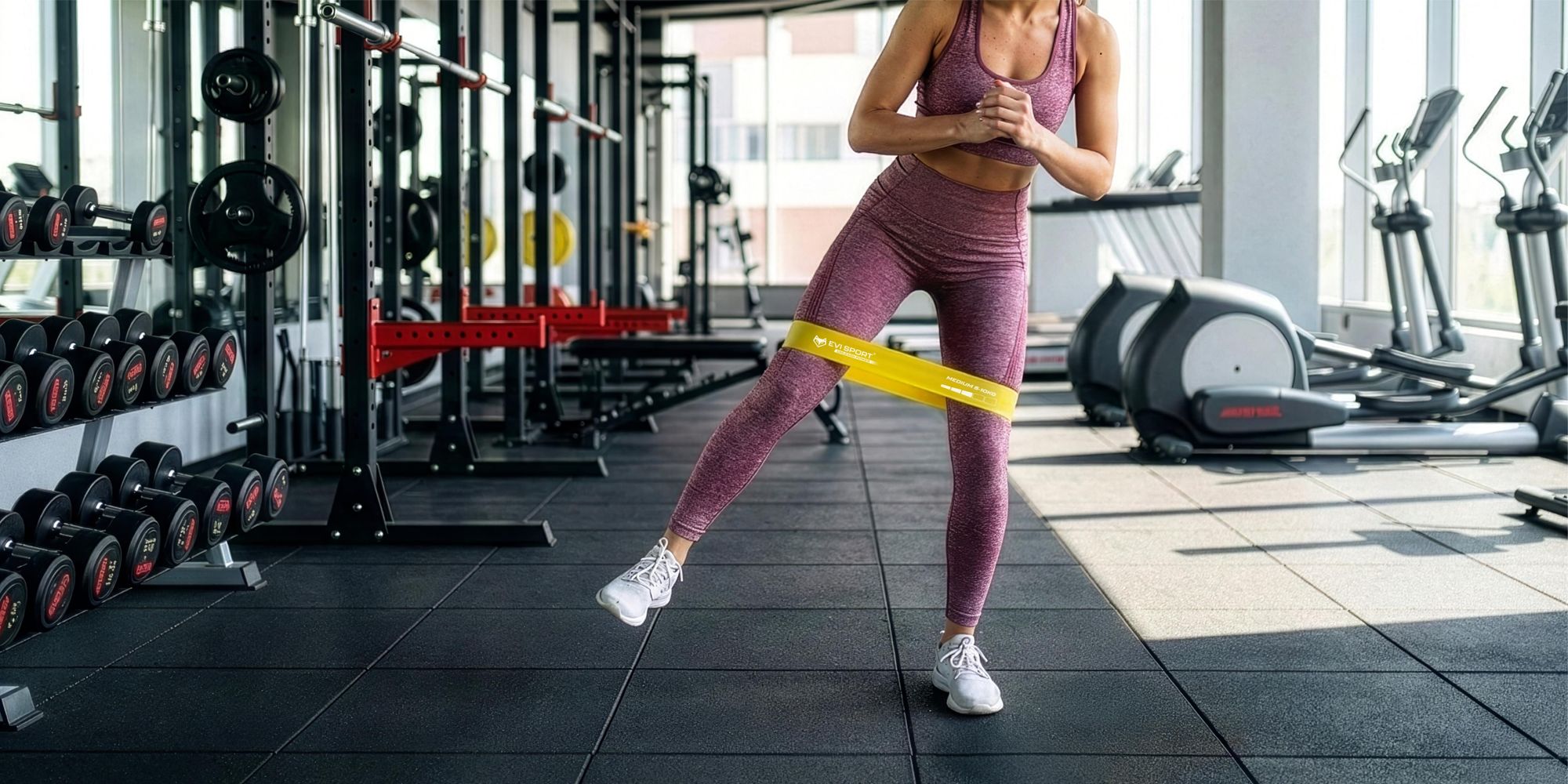 Widerstandsbänder 5er Set Fitnessbänder Mini Loop Bands Latexbänder Gymnastikbänder Dehnbänder für Training Sport Yoga Pilates Home Gym inkl. + E-Book