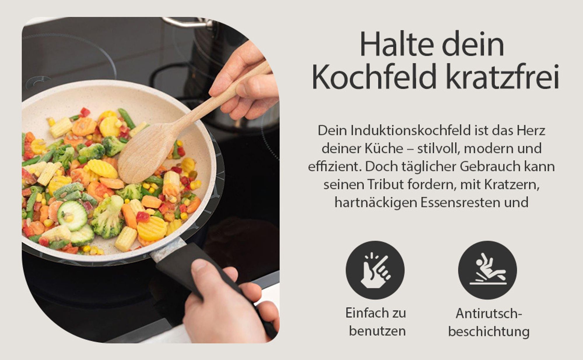 Meisterhome® Induktionsschutzmatte – Herdabdeckplatte - Herdabdeckung Induktionsfeld - Hitzeschutzmatte - Induktionsmatte für alle Größen - Silikon Matte - Induktion Schutzmatte, Model:Set 3