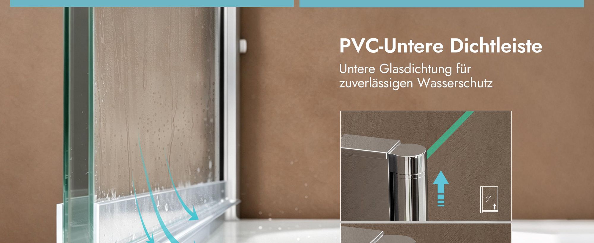 doporro Duschwand für Badewanne Badewannenaufsatz 90x140cm Duschabtrennung 6mm ESG-Sicherheitsglas teilsatiniert inkl. NANO Badewannenfaltwand