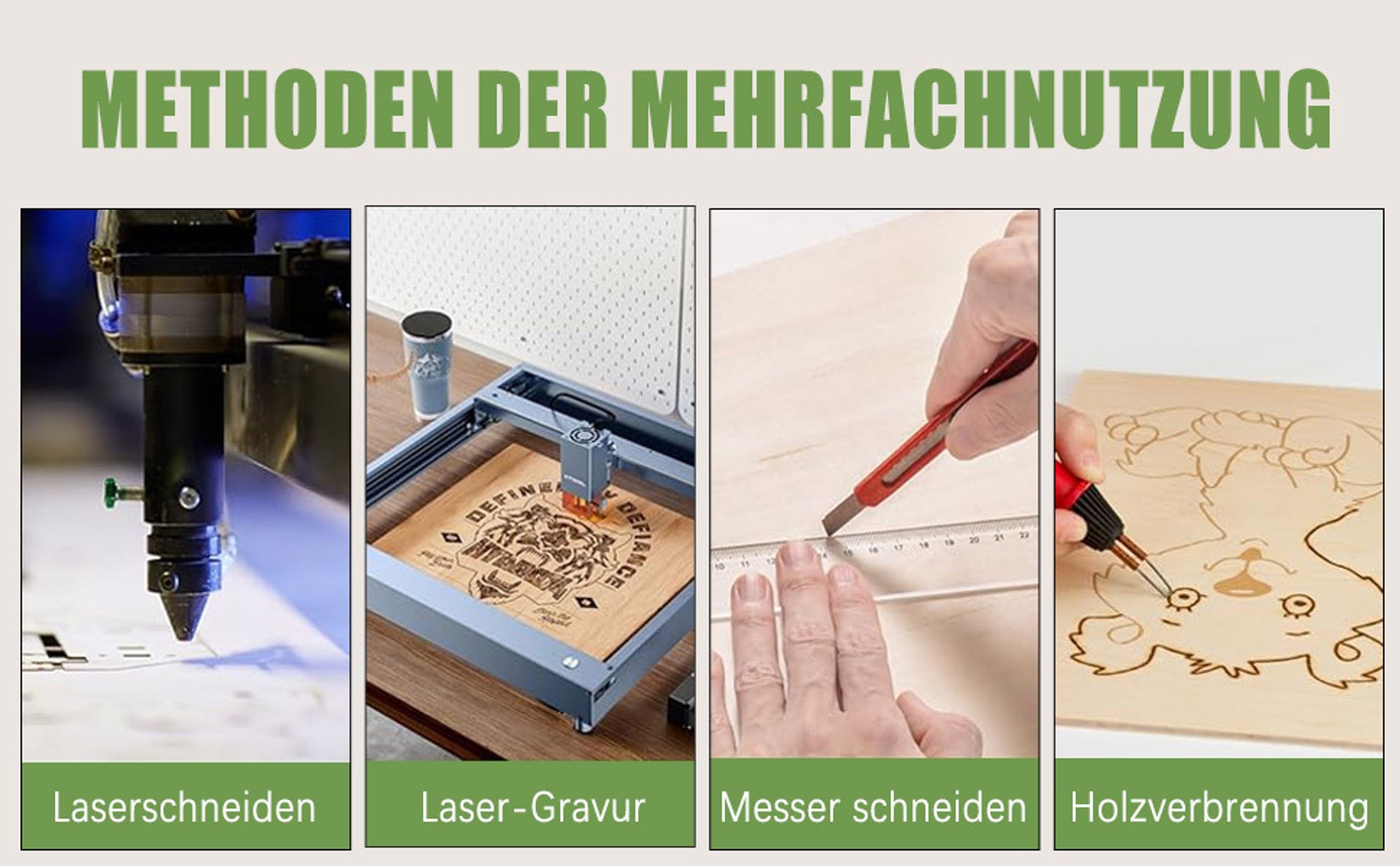 4 x A4 Sperrholzplatte 3mm | Gelbes Palisander Holzplatte- Dünne holz-Zuschnitte| Perfektes Blatt für Laubsäge, Brandmalerei,Laserschnitt, CNC Router