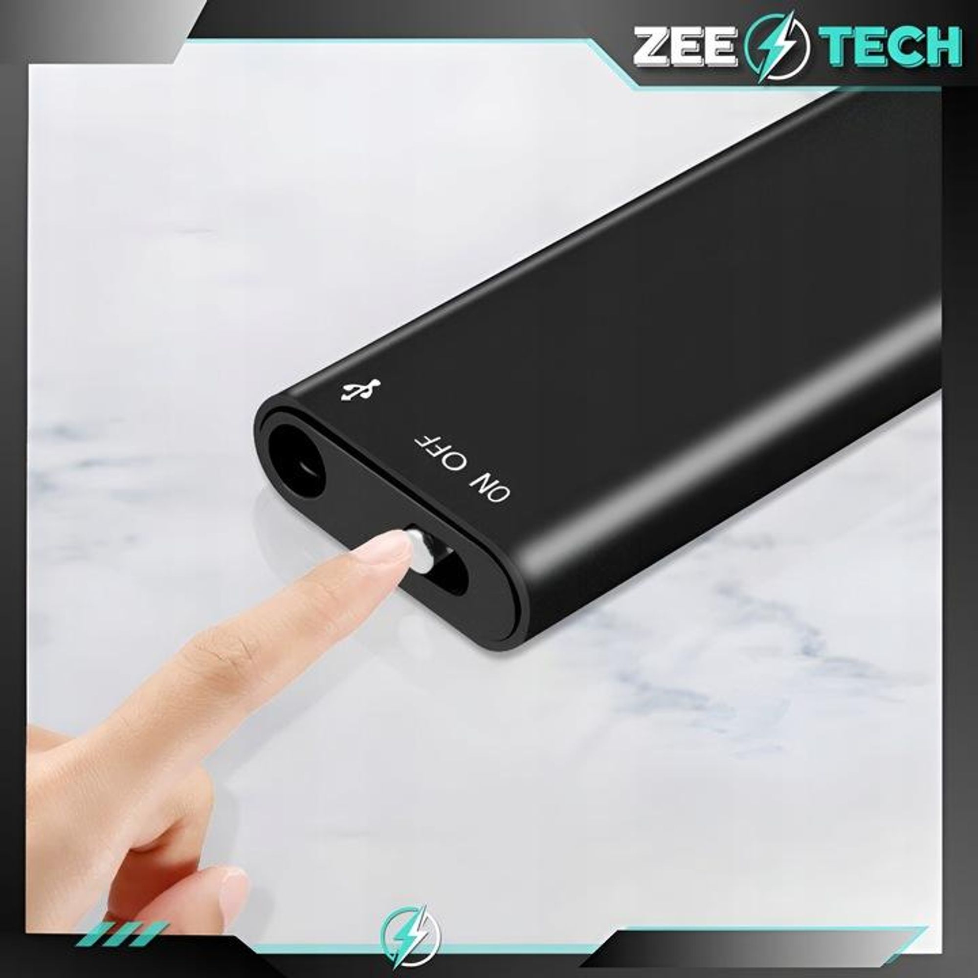Mini-Spionagegerät, Kleines Diktiergerät 16 Gb, Spracherkennung, 2 Modi