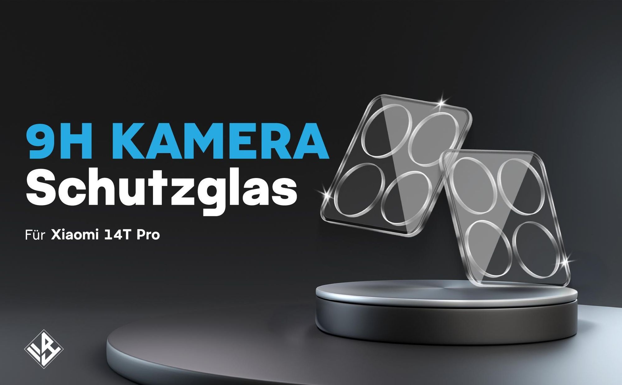 2er Set Kameraschutzglas für Xiaomi 14T Pro 5G in 9H Härte