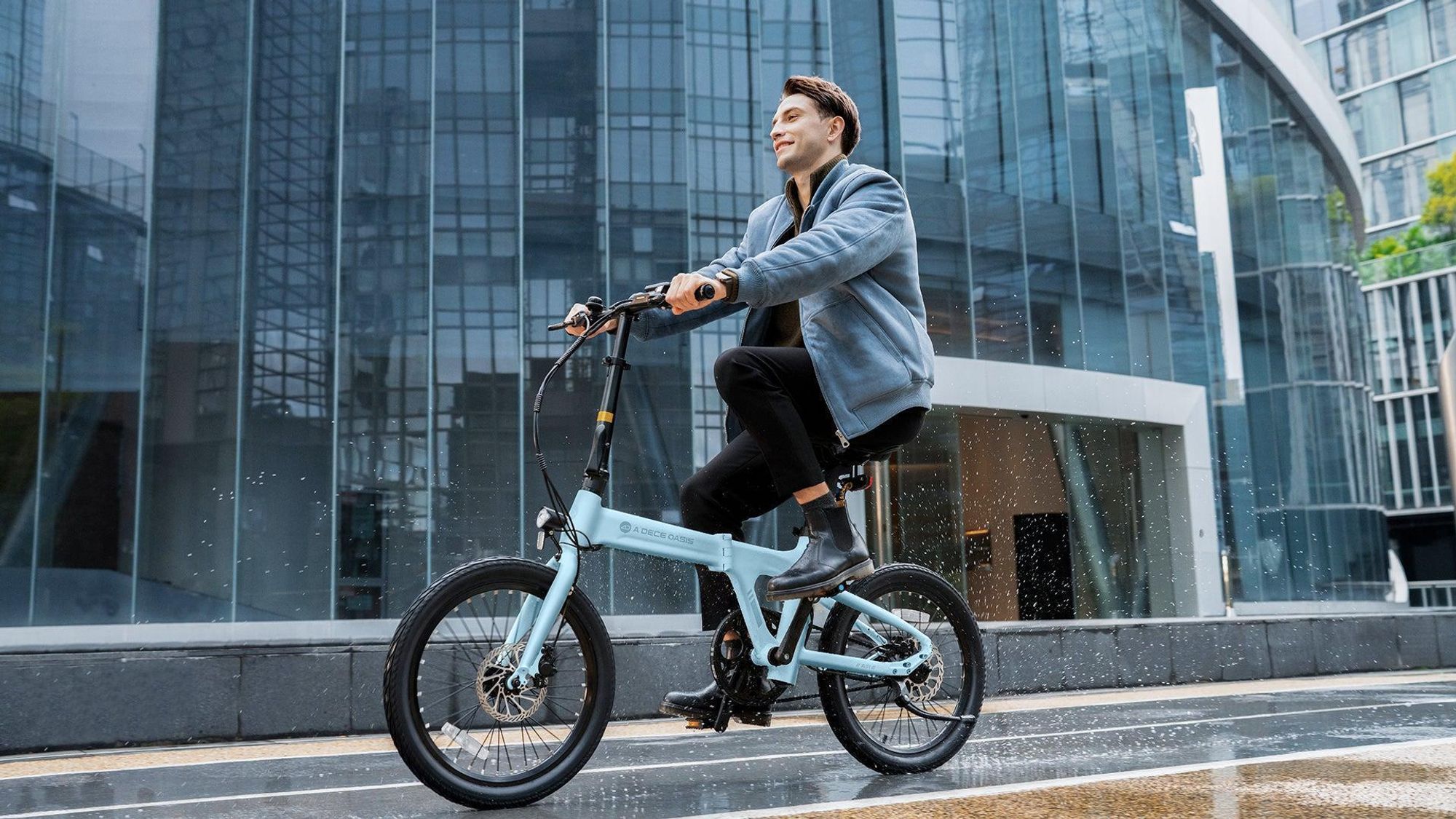 2*ADO Air 20S vélo électrique pliant, vélo urbain, transmission par courroie, 20", 250W, STVZO, homme/femme
