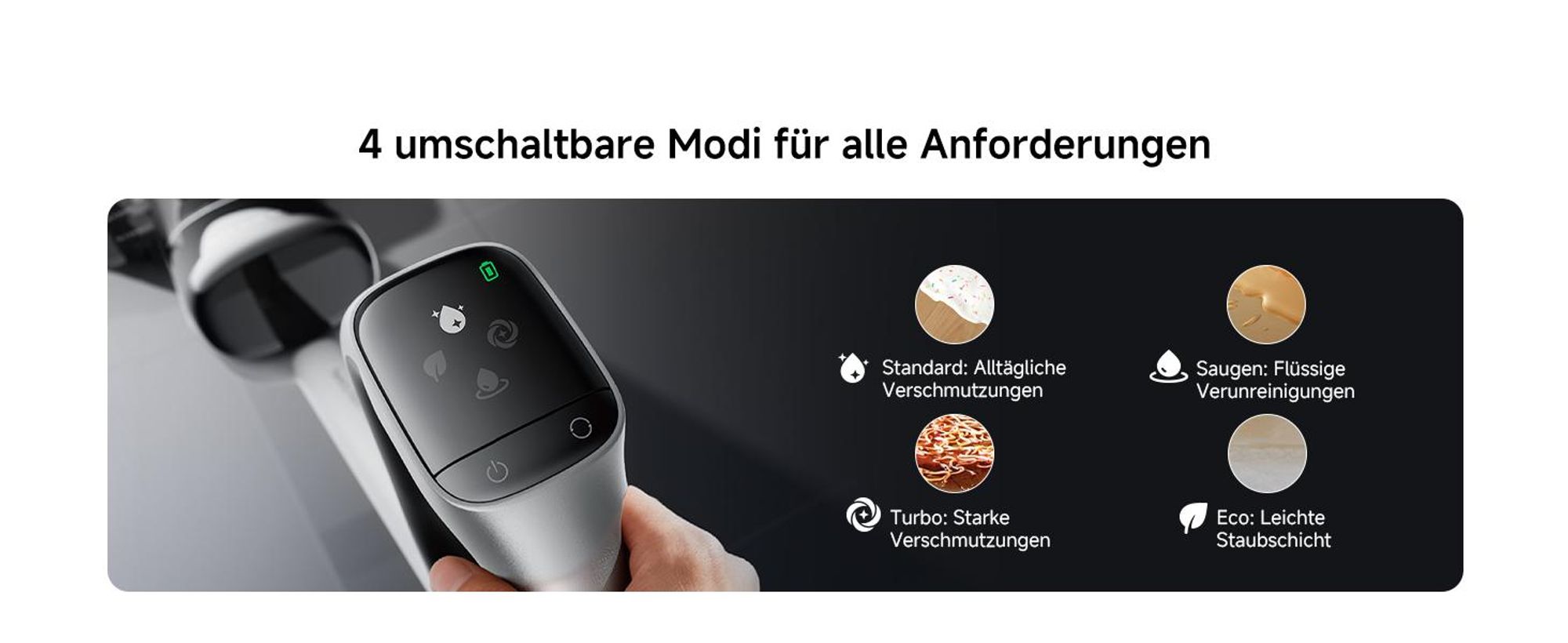DREAME T12 Pro Nass-und Trockensauger,9.85cm Ultraschlank,25kPa Saugkraft,Kabellos,95°C Heißwäsche&Heißlufttrocknung,Verwicklungsfrei,60Min,Dunkelgrau