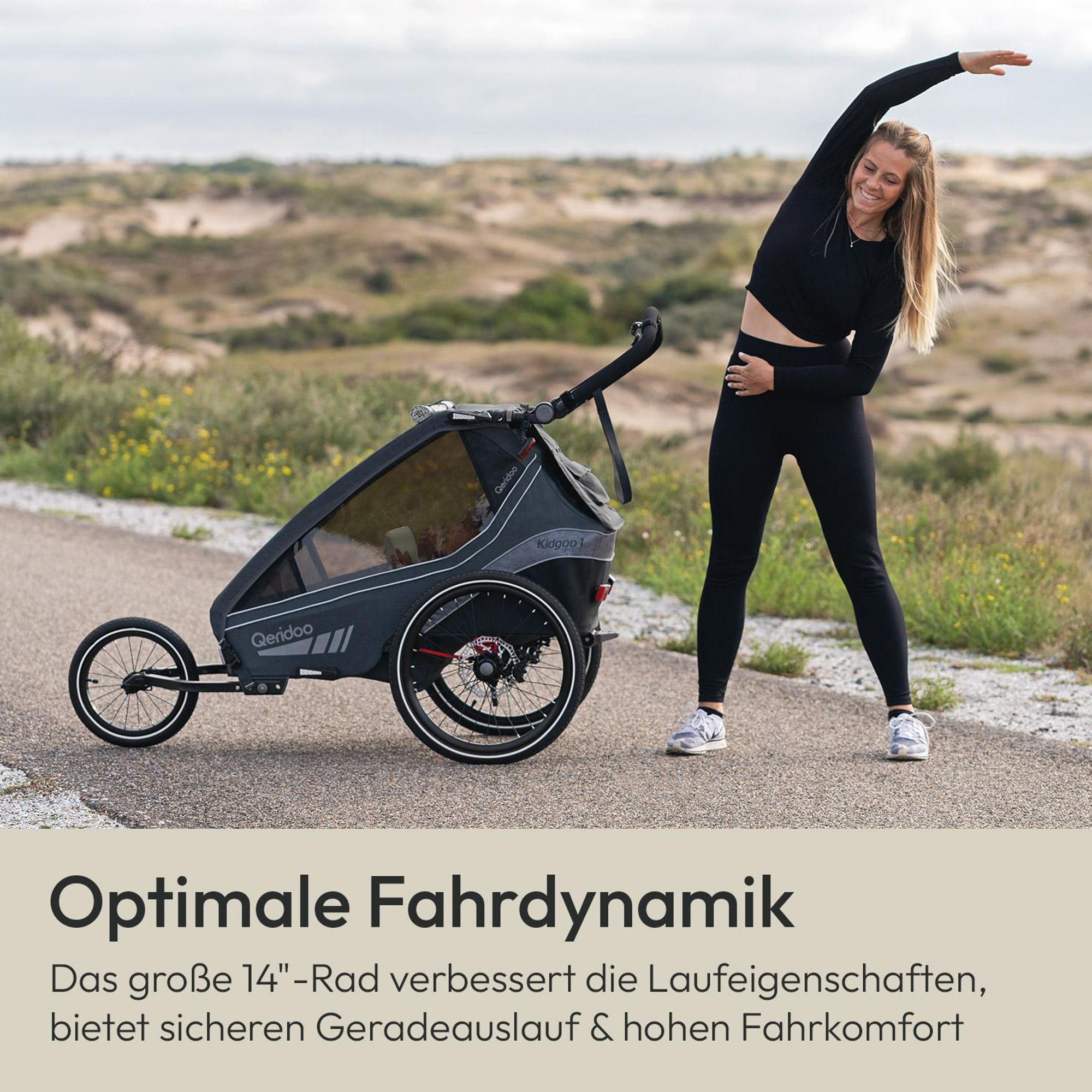 Qeridoo 14" Joggerrad Einsitzer