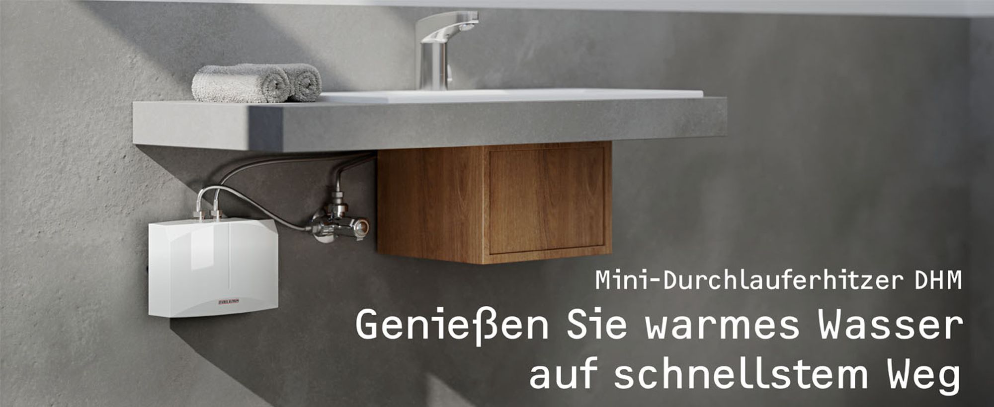 Mini-Durchlauferhitzer DHM: Genießen Sie warmes Wasser auf schnellstem Weg