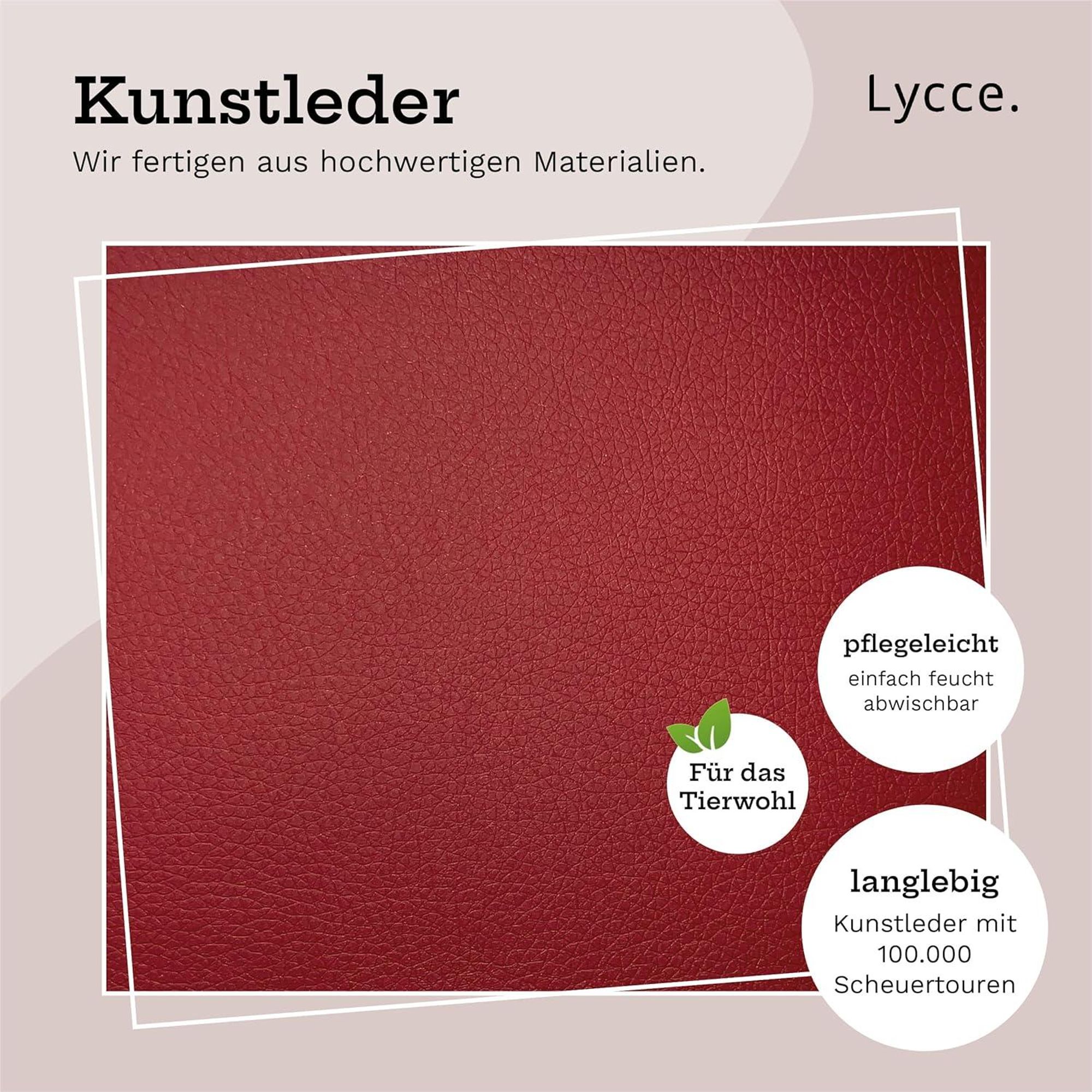 Klemmkissen Sitzkissen 1 Leiste 35cm Klemmtiefe Kunstleder verschiedenen Farben ca. B 40cm x T 35cm / 38cm x H 6cm, Farbe:rot