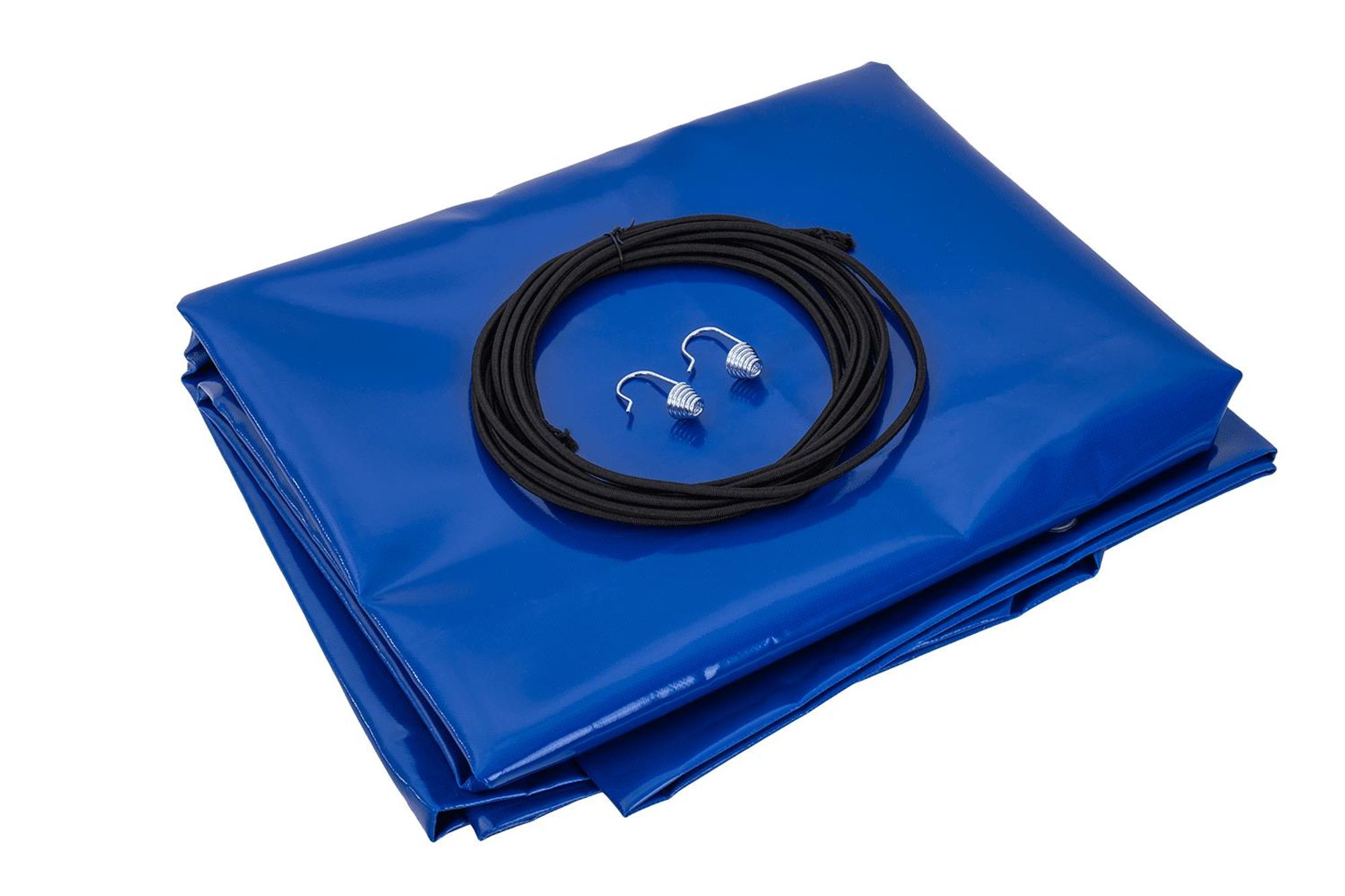 MANTES Flachplane für Anhänger 261x138 cm Blau PVC 650 g/m²