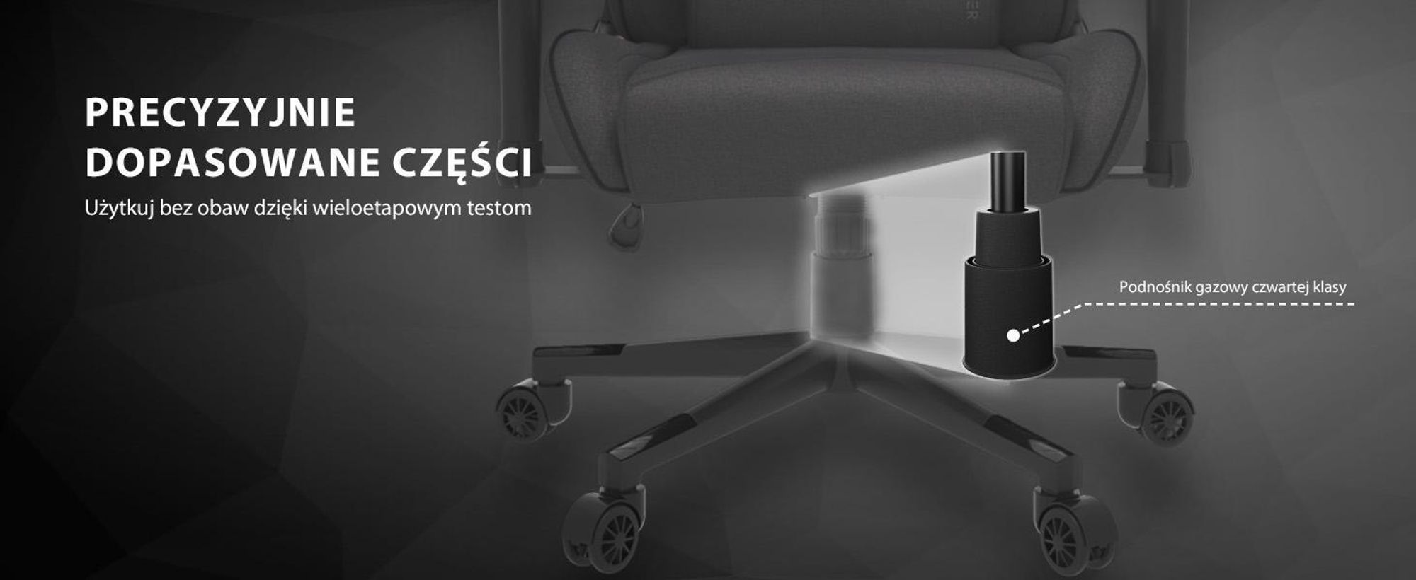 Krzesło gamingowe SENSE7 Spellcaster, tapicerka czarno-niebieska – ergonomiczne krzesło biurowe, krzesło do biurka komputerowego, krzesło dla graczy, nośność 150 kg, podłokietniki z regulacją 2D, oparcie odchylane o 160°, fotel szefa