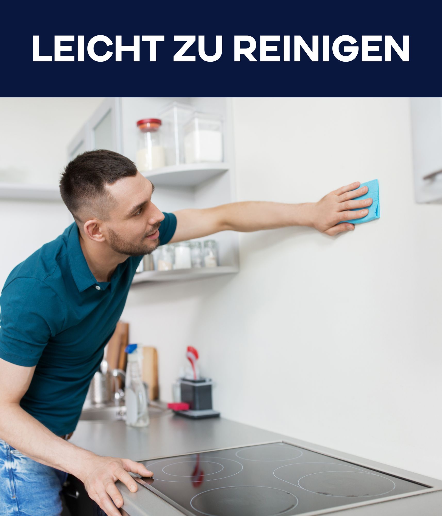 Plid Latexfarbe 2,5L Weiß matt / Abwaschbare Innenfarbe für ca. 17,5m² – Wandfarbe, strapazierfähig, Germany