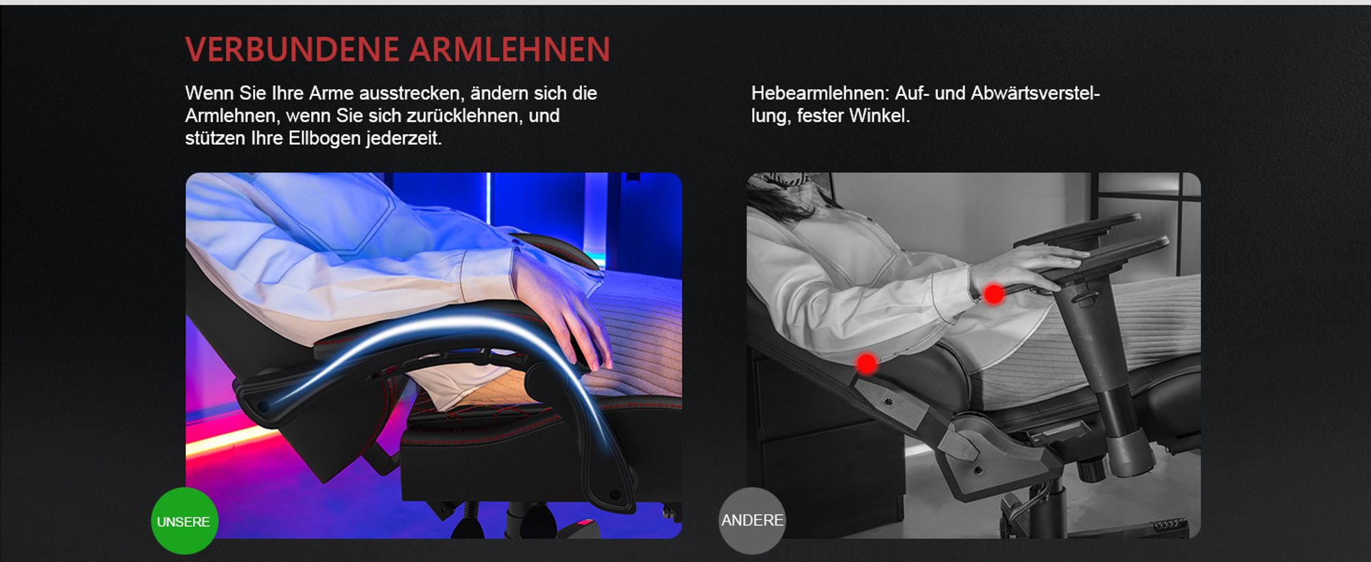 GTPLAYER Gaming-Stuhl ACE PRO, Ergonomischer Bürostuhl Neigbare Armlehnen Mit Fußstütze, Hi-Fi Lautsprecher, Beeindruckende Klang-atmosphäre, Rotwein