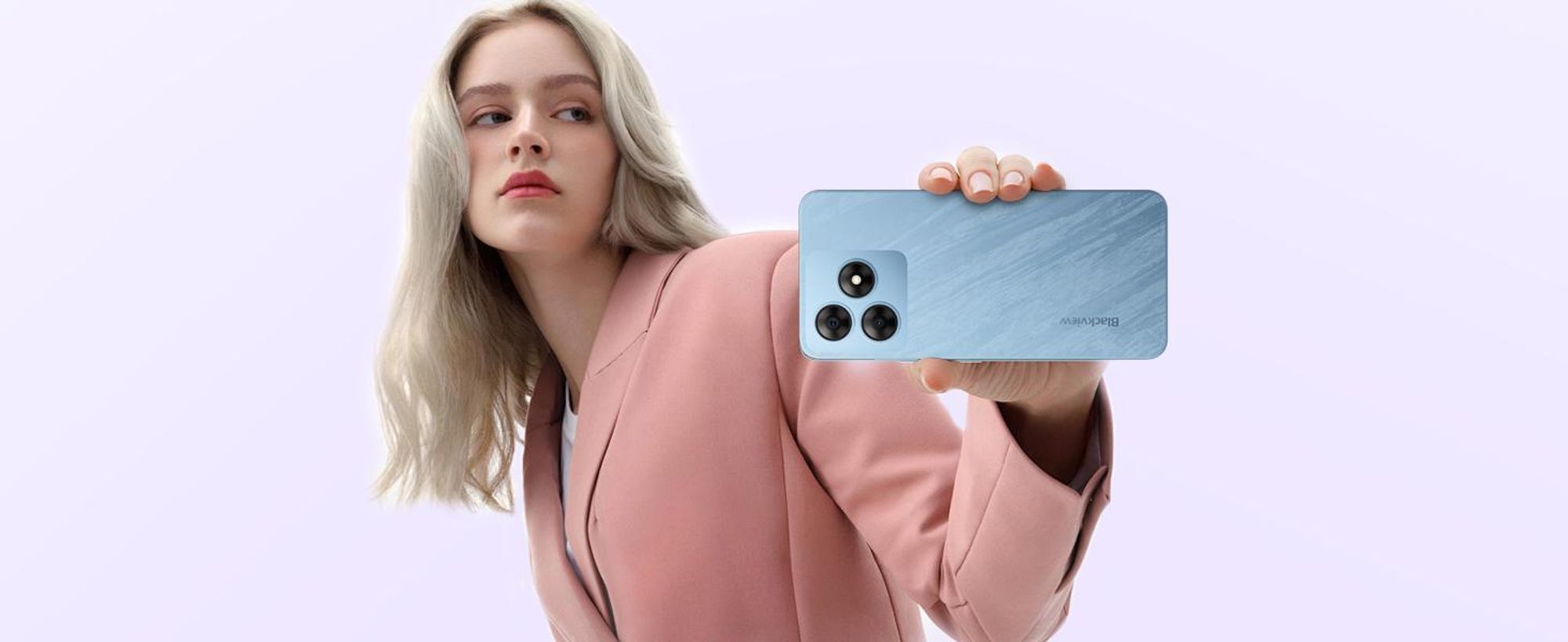 Blackview Wave 8C 6.56" Handy Ohne Vertrag, 6GB+64GB, Dual SIM, 4700mAh,Face ID, 13MP+ 8MP Kamera, 4G, Dawn Blue
