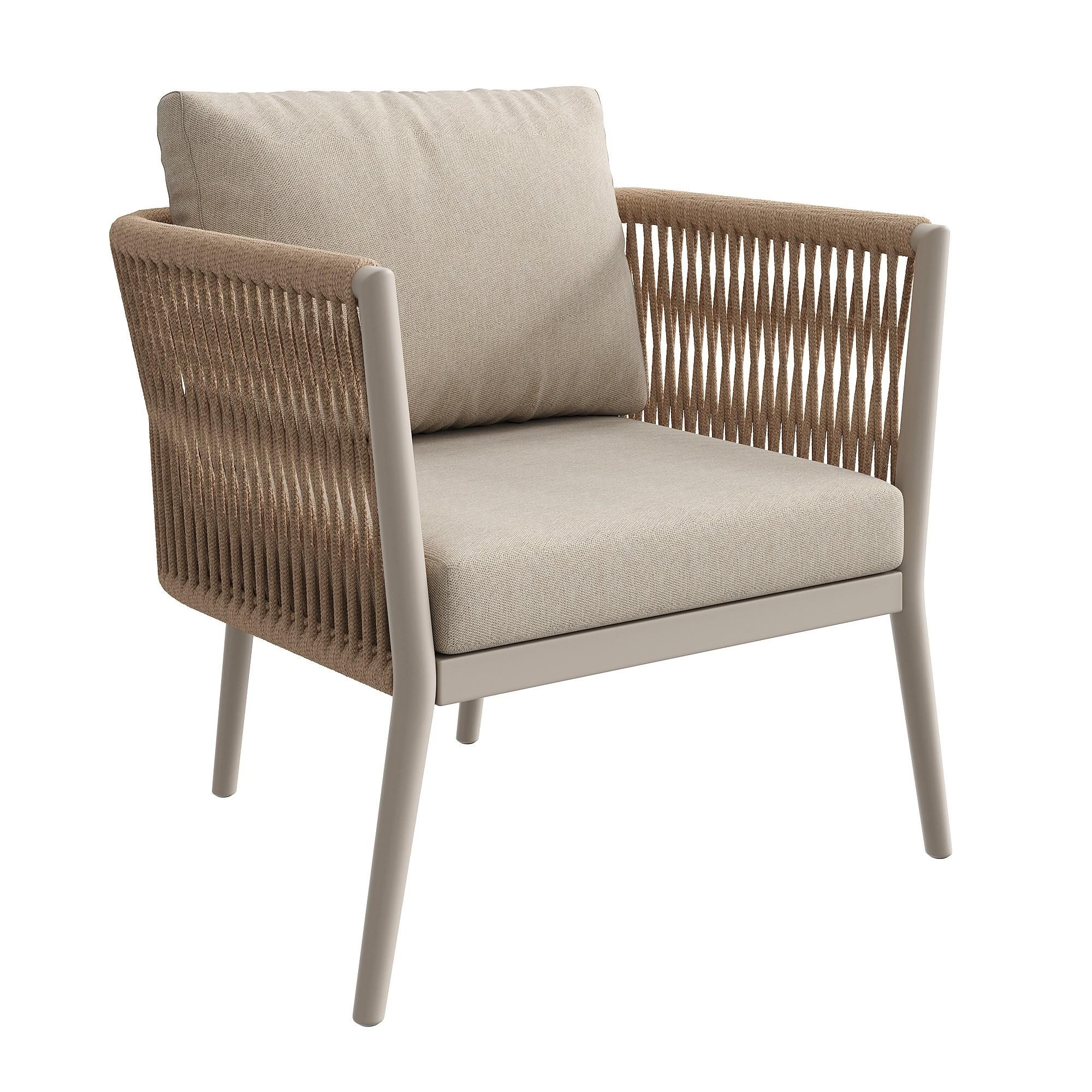 Flieks Rattan Gartenloungeset 6-tlg., Balkonmöbelset für 5-6 Personen, Gartenmöbel-Set mit 2 Gartentischen, Gartengarnitur mit Ecksofa & Stuhl, Beige