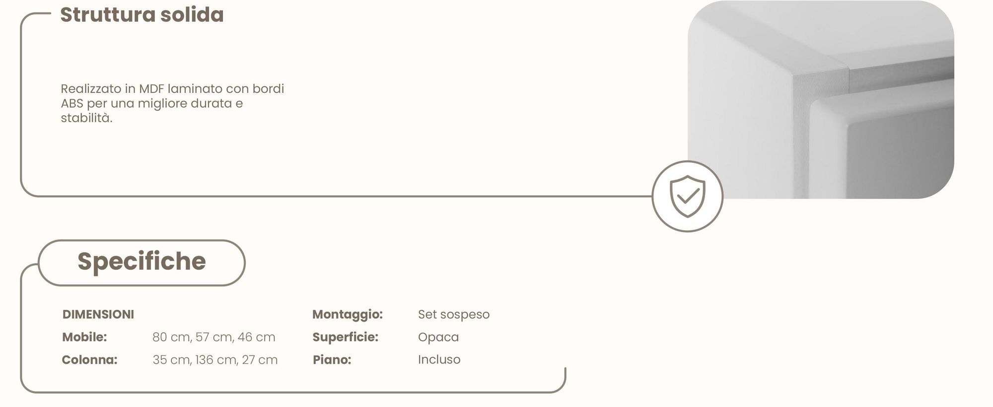 RODAN, mobile bagno, mobile sotto lavabo, mobile bagno moderno, mobili per il bagno
