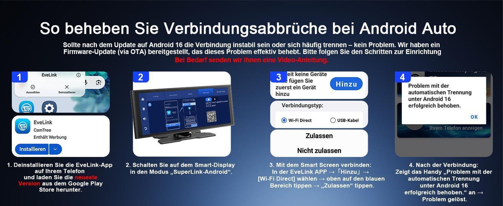 9.26 Zoll Carplay Display mit 2.5K Dashcam Auto Vorne,1080P Rückfahrkamera, Wireless A-pple Carplay Android Auto, Mirror Link