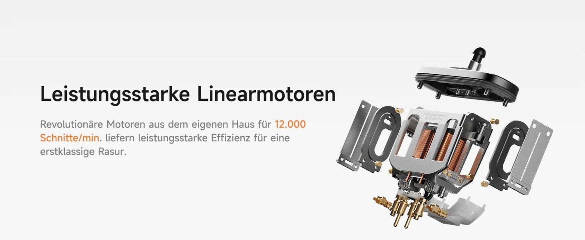 Laifen T1 Pro Elektrorasierer Herren IPX7 Wasserdicht Turbo-Motor Präzisionsrasur USB-C Schnellladung LED Display Nass- & Trockenrasierer Grau Reisefr