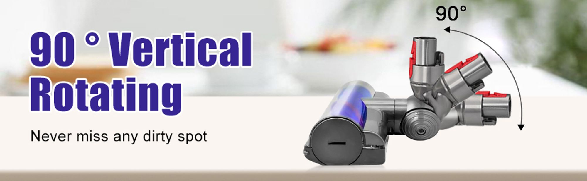 Bürste Kompatibel mit Dyson V7 V8 V10 V11 V15 Staubsauger, Bodenbürste Zubehör mit Direktantrieb Weiche-Reinigungsbürste, für kabellosen Staubsauger