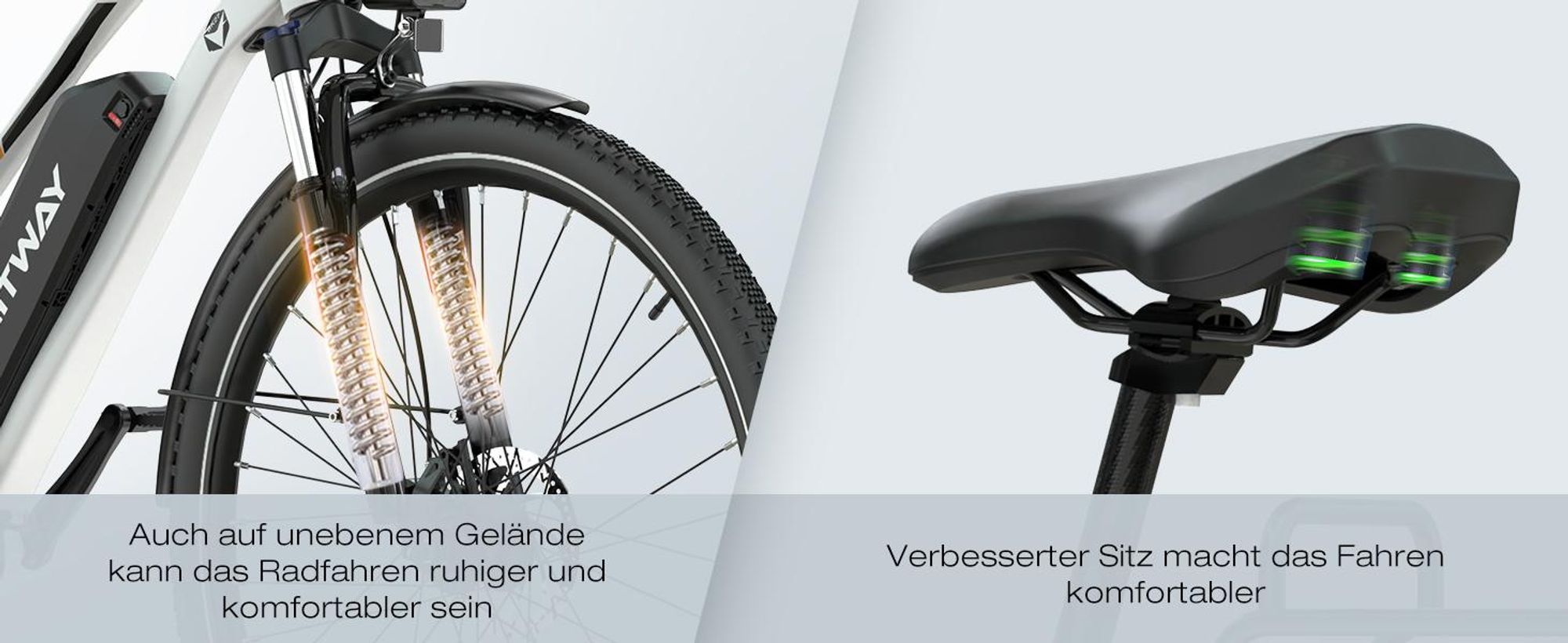 HITWAY E Bike, City E-Bike & E-Hollandrad,36V/13Ah 468 Wh,28 Zoll,MTB,7 Gang, 25km/h, Heckmotor, Kettenschaltung, LCD Display, E-Citybike Damen Herren