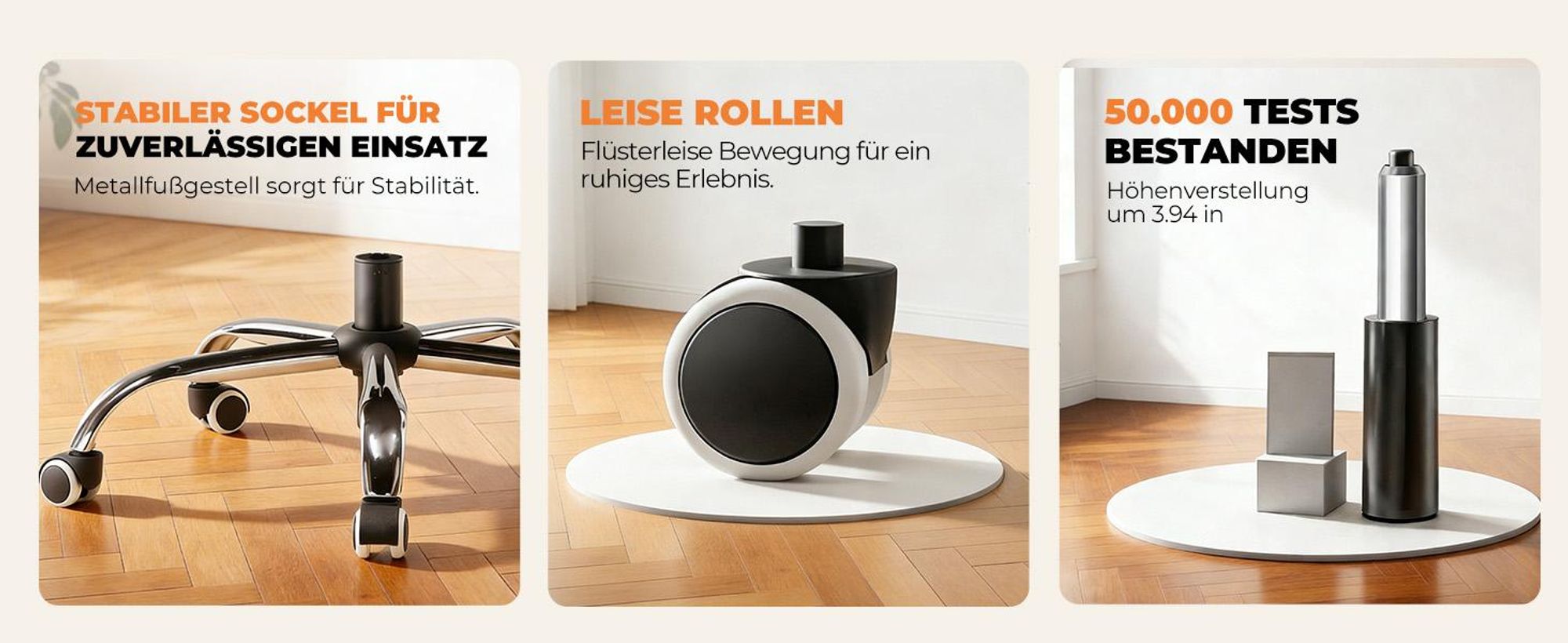 COMHOMA Ergonomischer Gaming Stuhl, Bürostuhl 180 kg, mit Verstellbarer Lendenstütze & Fußstütze, Hybrid-Design aus Kunstleder & Mesh, Chefsessel