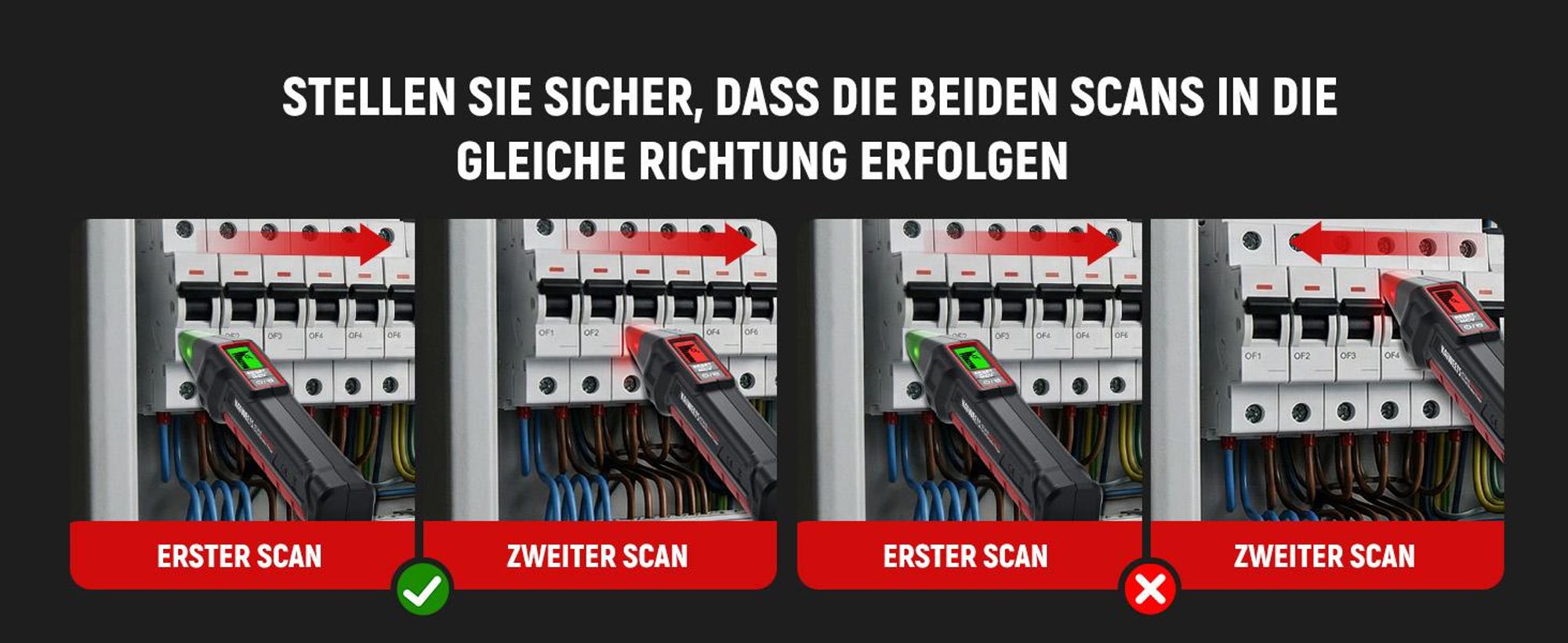 KAIWEETS KT301E Hľadač Ističov s LCD | Tester Zásuviek a RCD Skúšačka