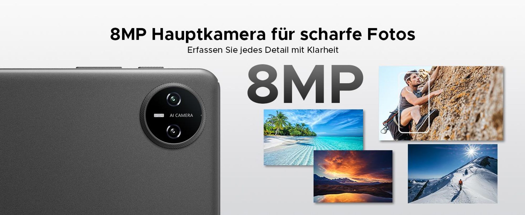 DOOGEE TAB A9 - Tablet,Android 16, 10,1 Zoll, 12(3+9)GB RAM+64GB(bis 2TB erweiterbar), WiFi 5,Doppellautsprecher