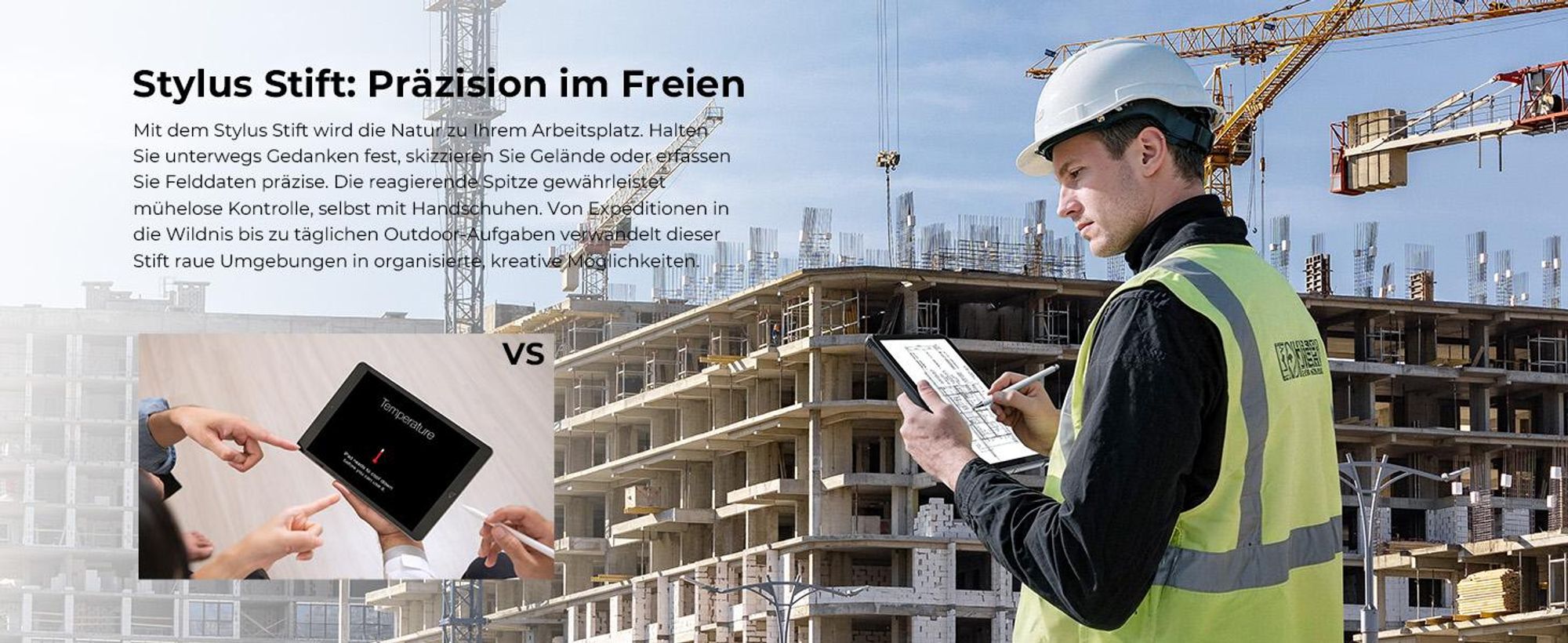 HOTWAV R9 Ultra 5G Outdoor Tablet, 20080mAh Wasserdicht Tablet, Android 15, 11" 2K FHD+ Rugged Tablets 24GB+512GB,64MP IP68/ Dual SIM/5G WiFi/GPS/OTG