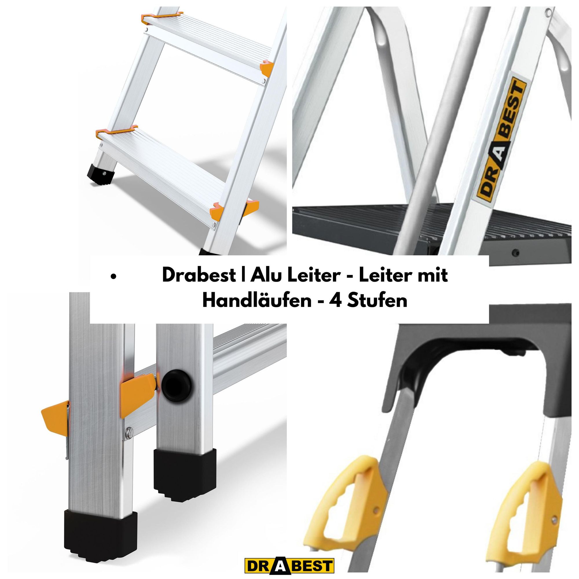 DRABEST, Leitern, Aluminiumleitern, Klappleitern, treppen leiter