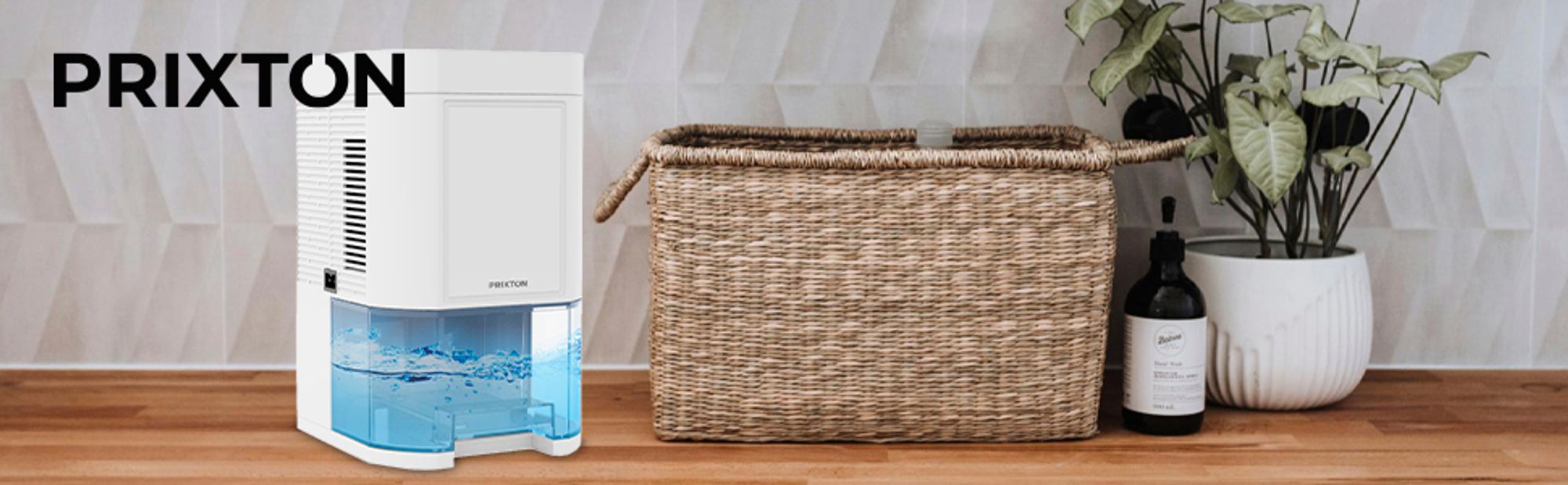 PRIXTON Luftbefeuchter und Aroma-Diffuser mit Flammeneffekt Essence | 240 ml Tank, Timer, 7 Farben, Ultraschall, für Aromatherapie