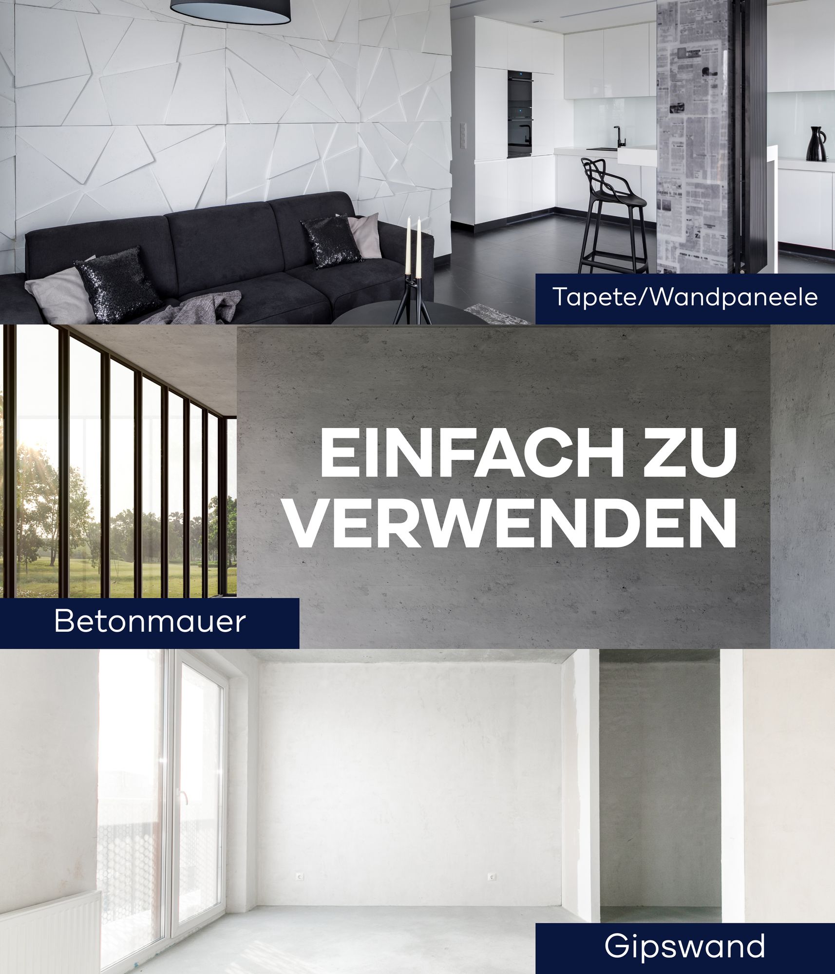Plid Latexfarbe 2,5L Weiß matt / Abwaschbare Innenfarbe für ca. 17,5m² – Wandfarbe, strapazierfähig, Germany