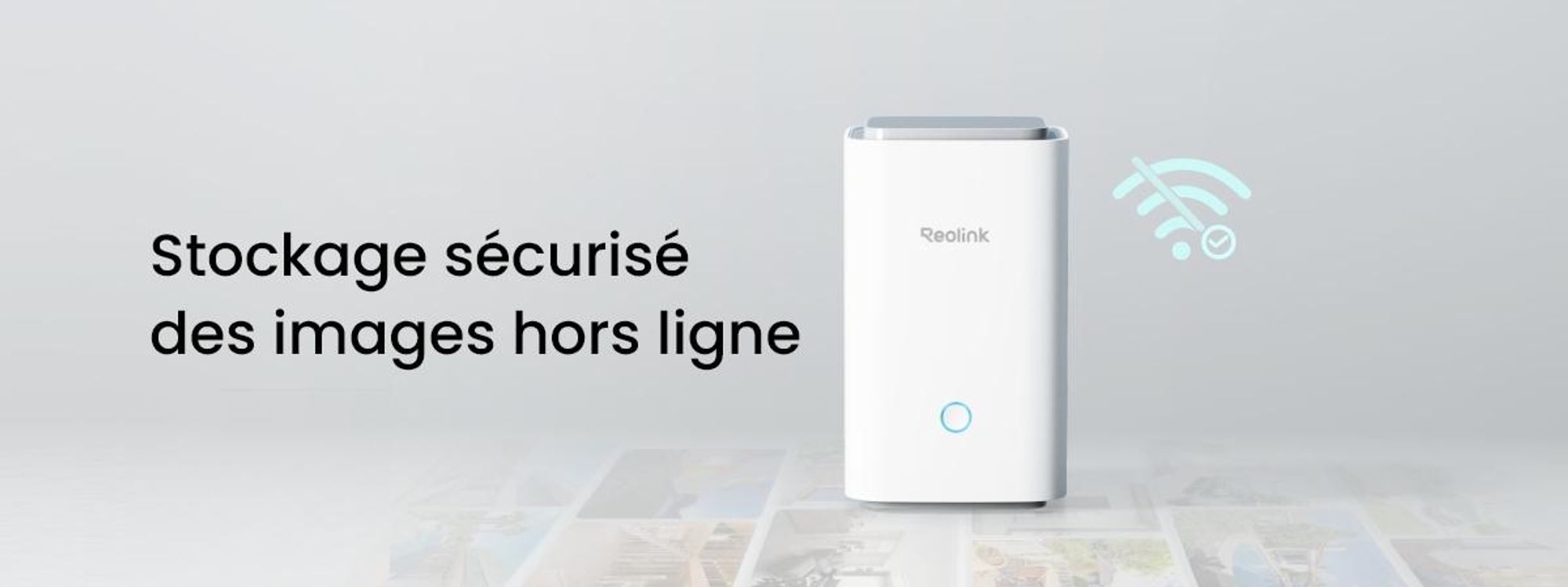 Reolink Home Hub pour caméra de surveillance, 2,4/5GHz Wi-Fi 6, Mémoire locale extensible avec cryptage, Aucun frais mensuel