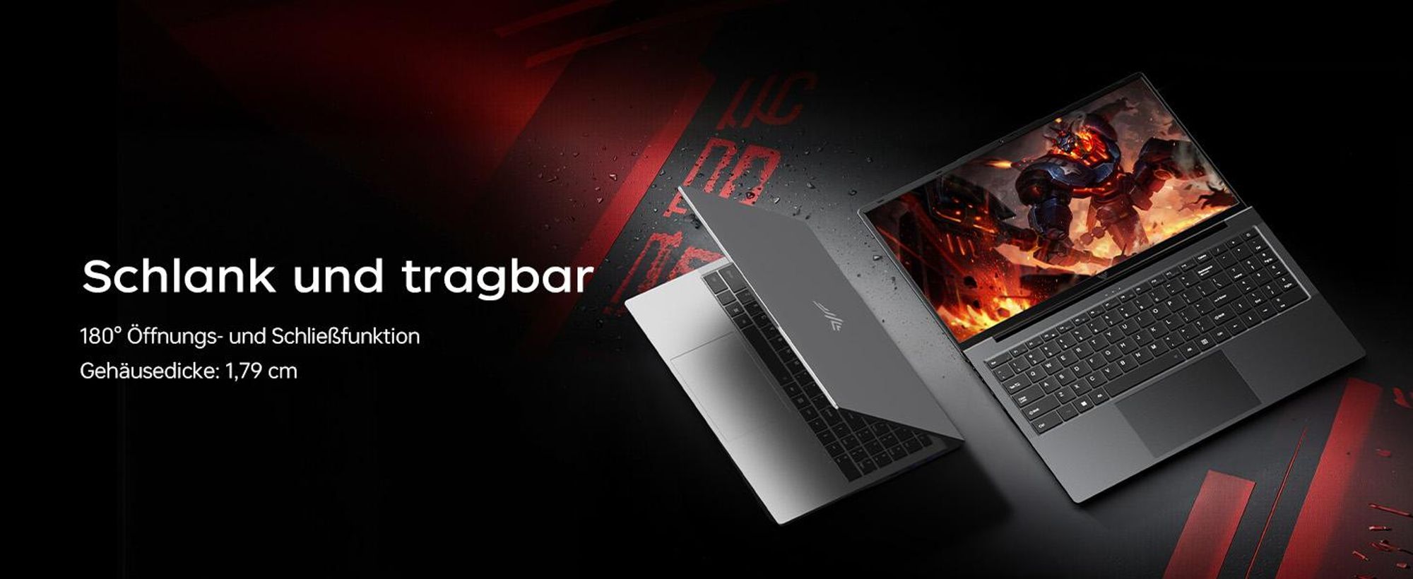 ACEMAGIC LX15Pro Laptop, 15,6" AMD Ryzen 7 7730U Gaming Laptop mit Tastaturschutzfolie Notebook, 16GB LPDDR4 RAM 512GB SSD,Windows 11 Pro,Wifi 6