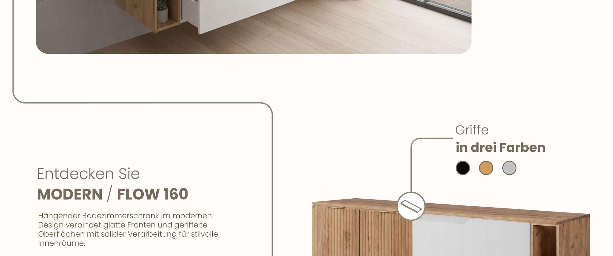 RODAN, Badmöbel, Badschrank, Badezimmermöbel, Badezimmer, MODERN, Waschbeckenunterschrank